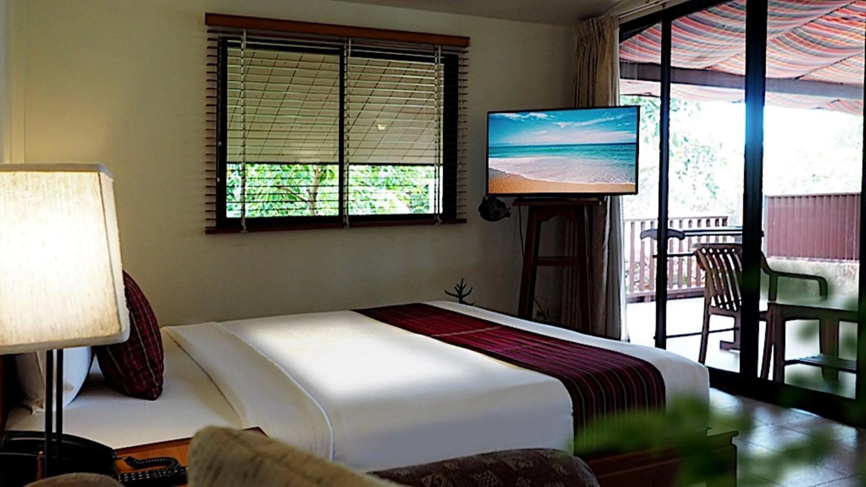 Bed in Birds and Bees Resort