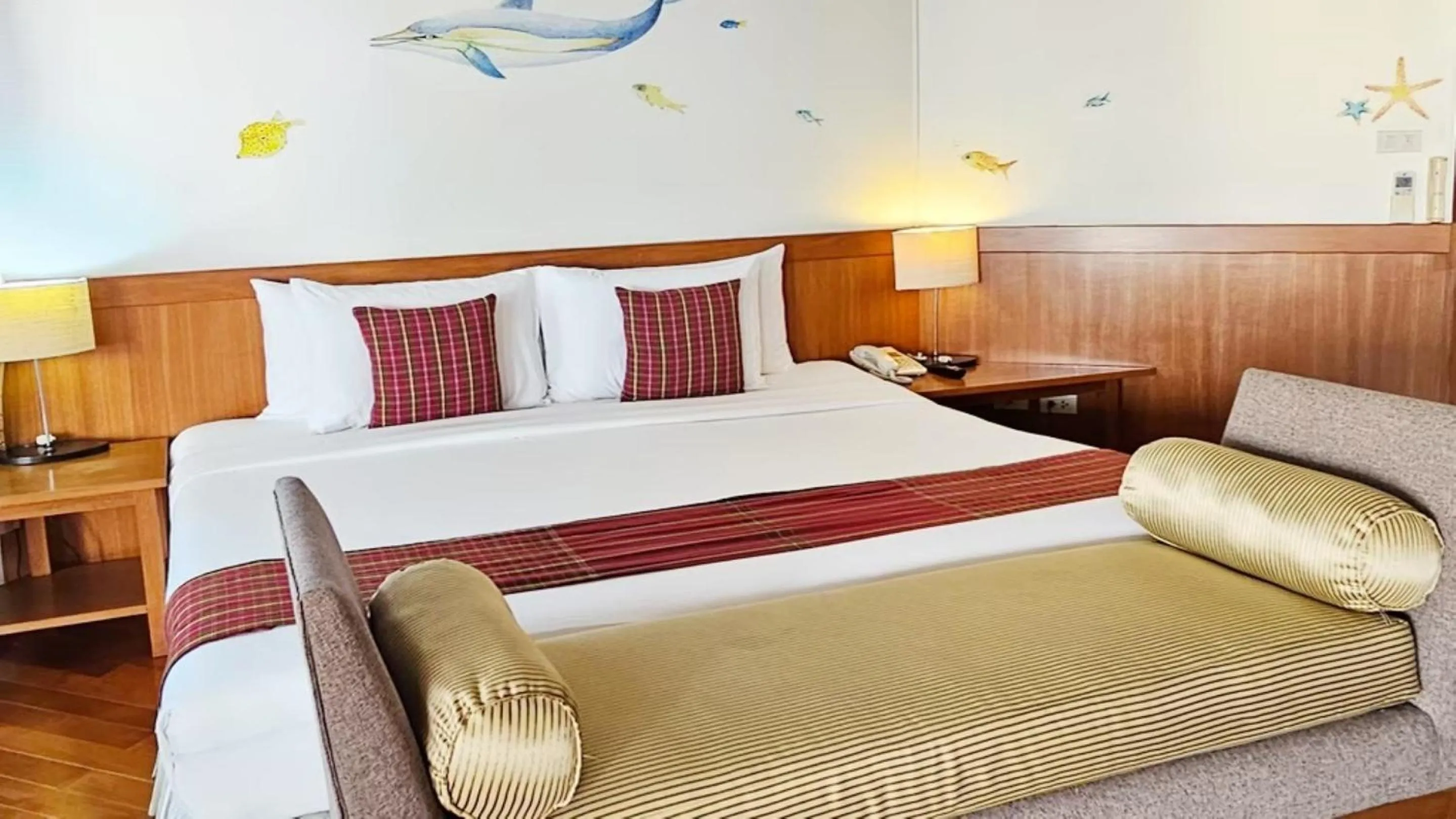 Bed in Birds and Bees Resort