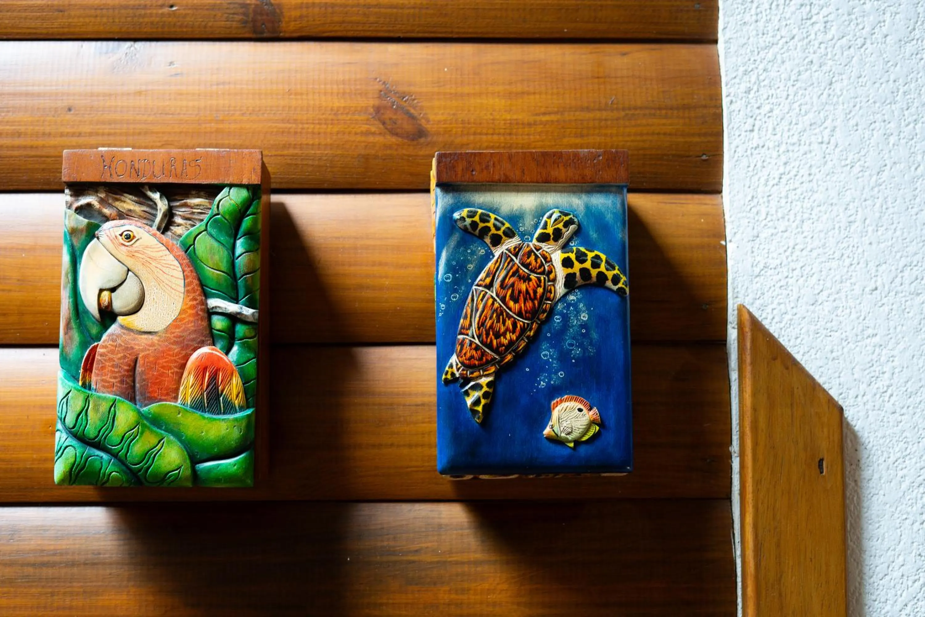 Decorative detail in Mr. Tucan Hotel