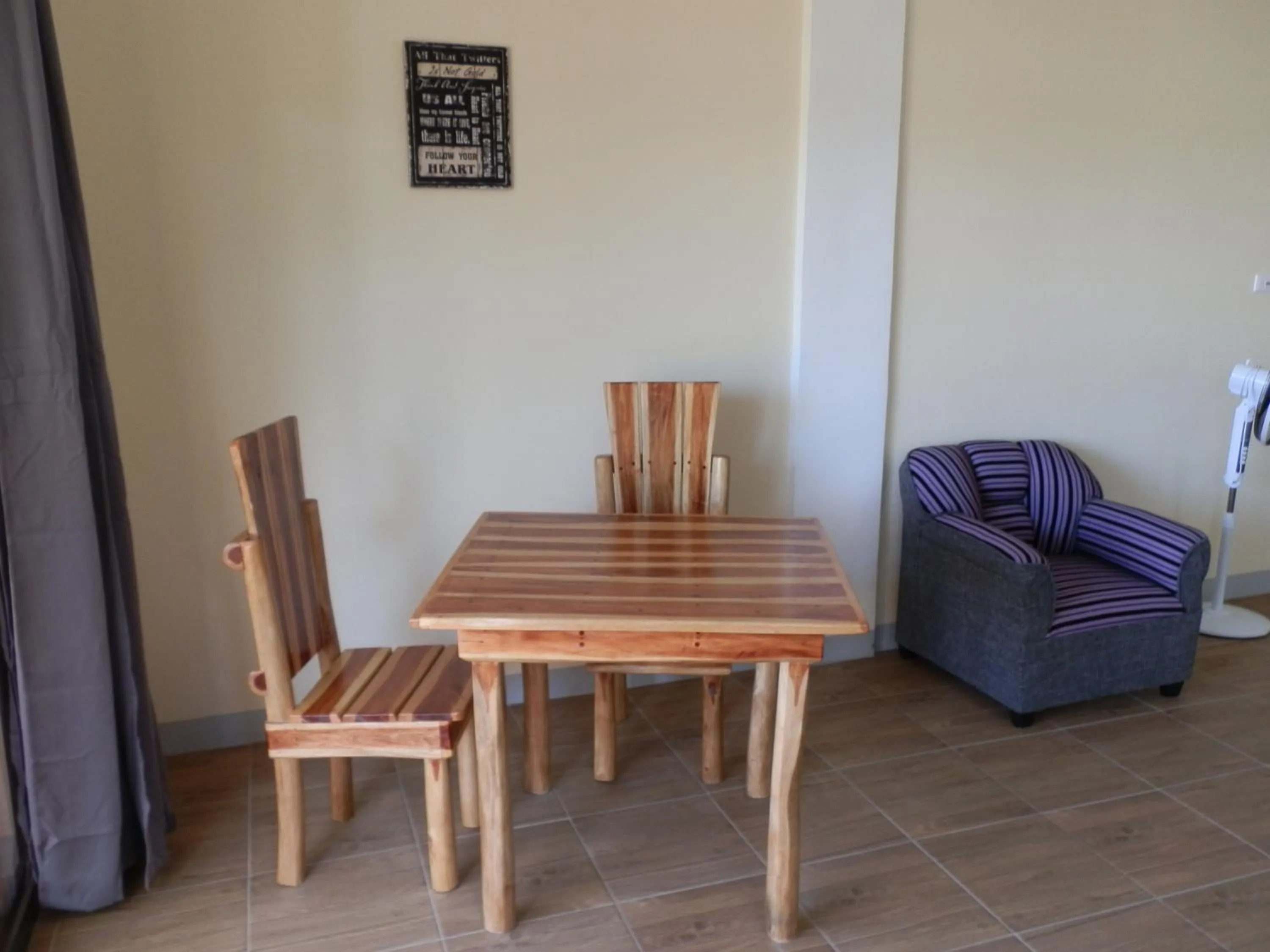 Dining area in The Blue Pagong