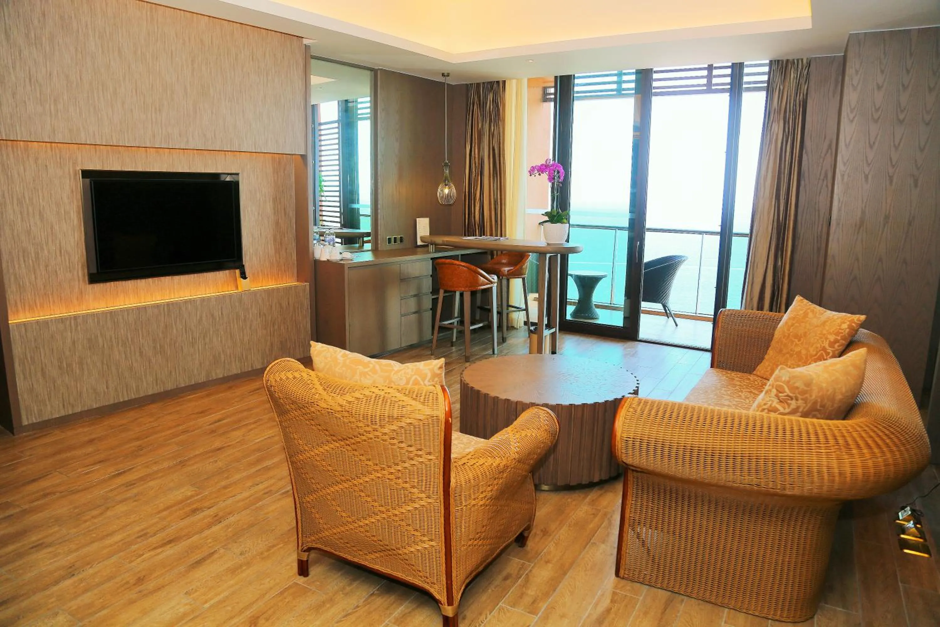 Decorative detail in Qingdao Mangrove Tree Resort World - Red Coral Hotel