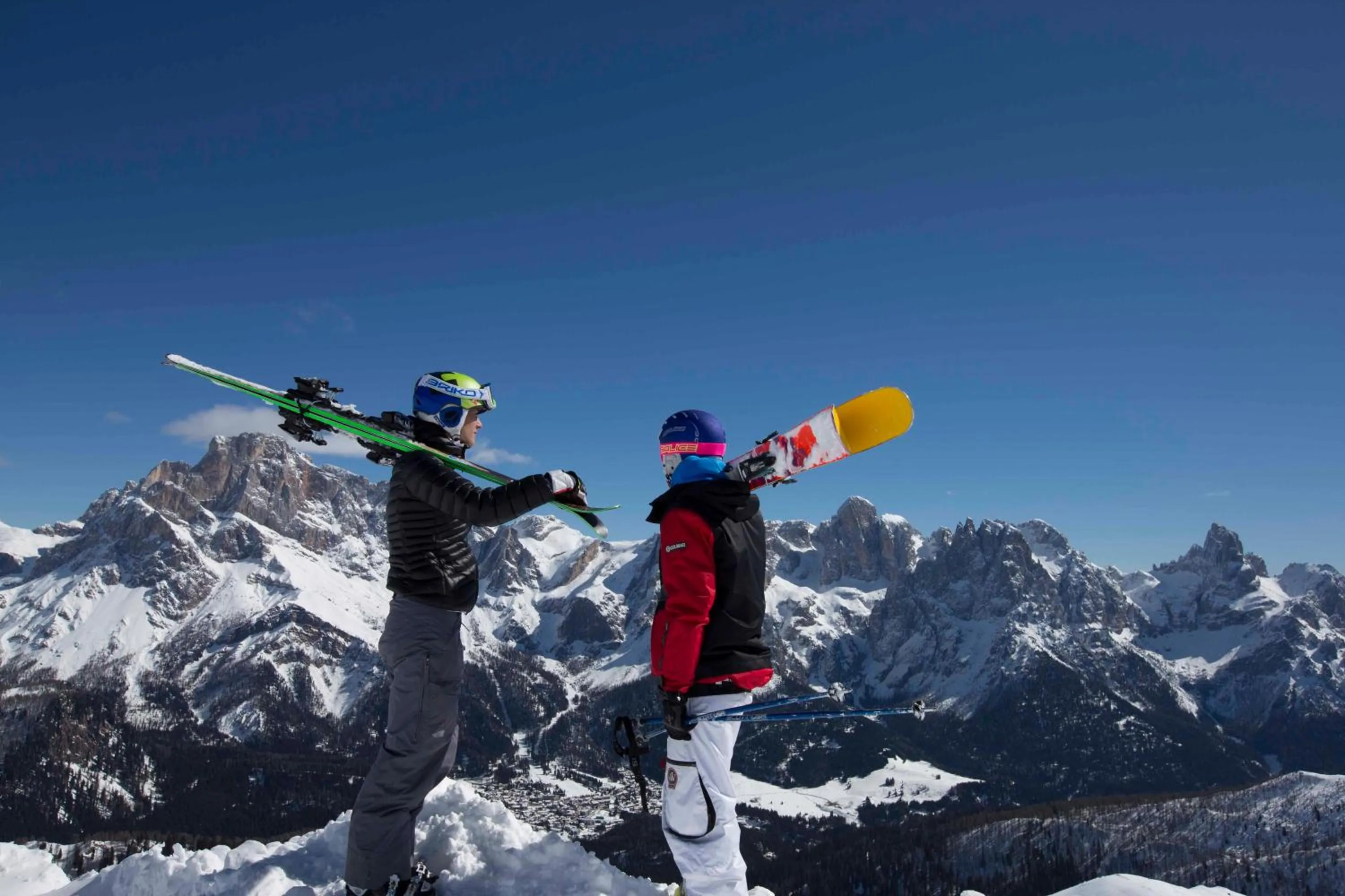 Skiing in Residence Langes