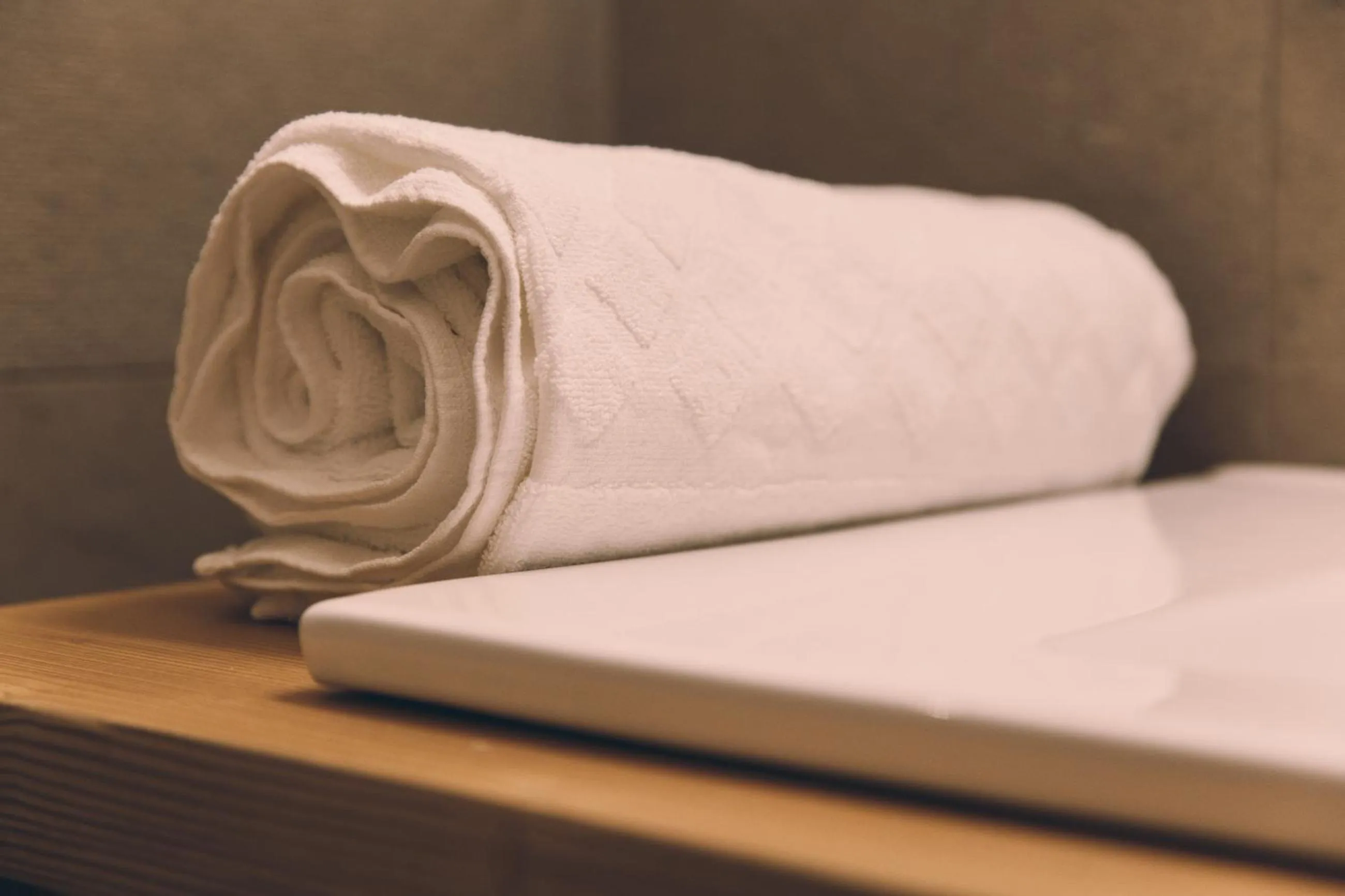 Bathroom, Bed in Residence Langes