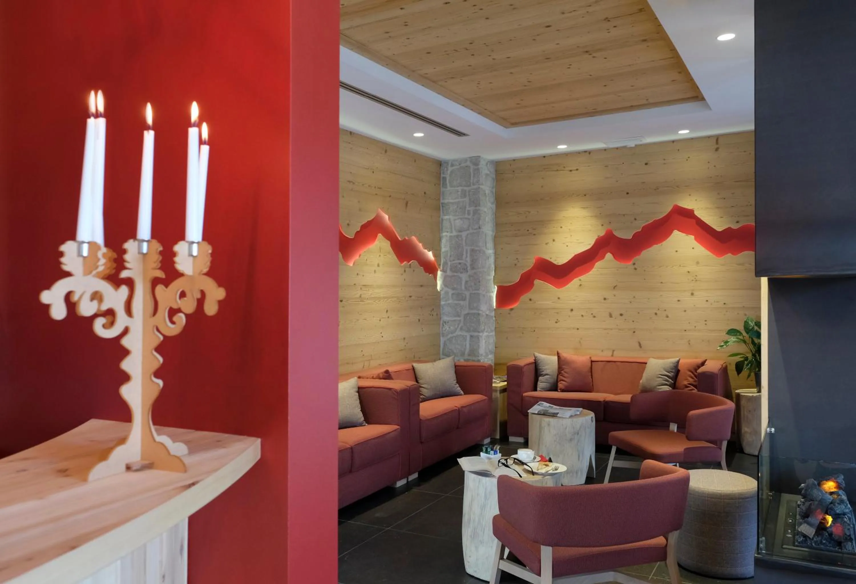 Communal lounge/ TV room in Residence Langes