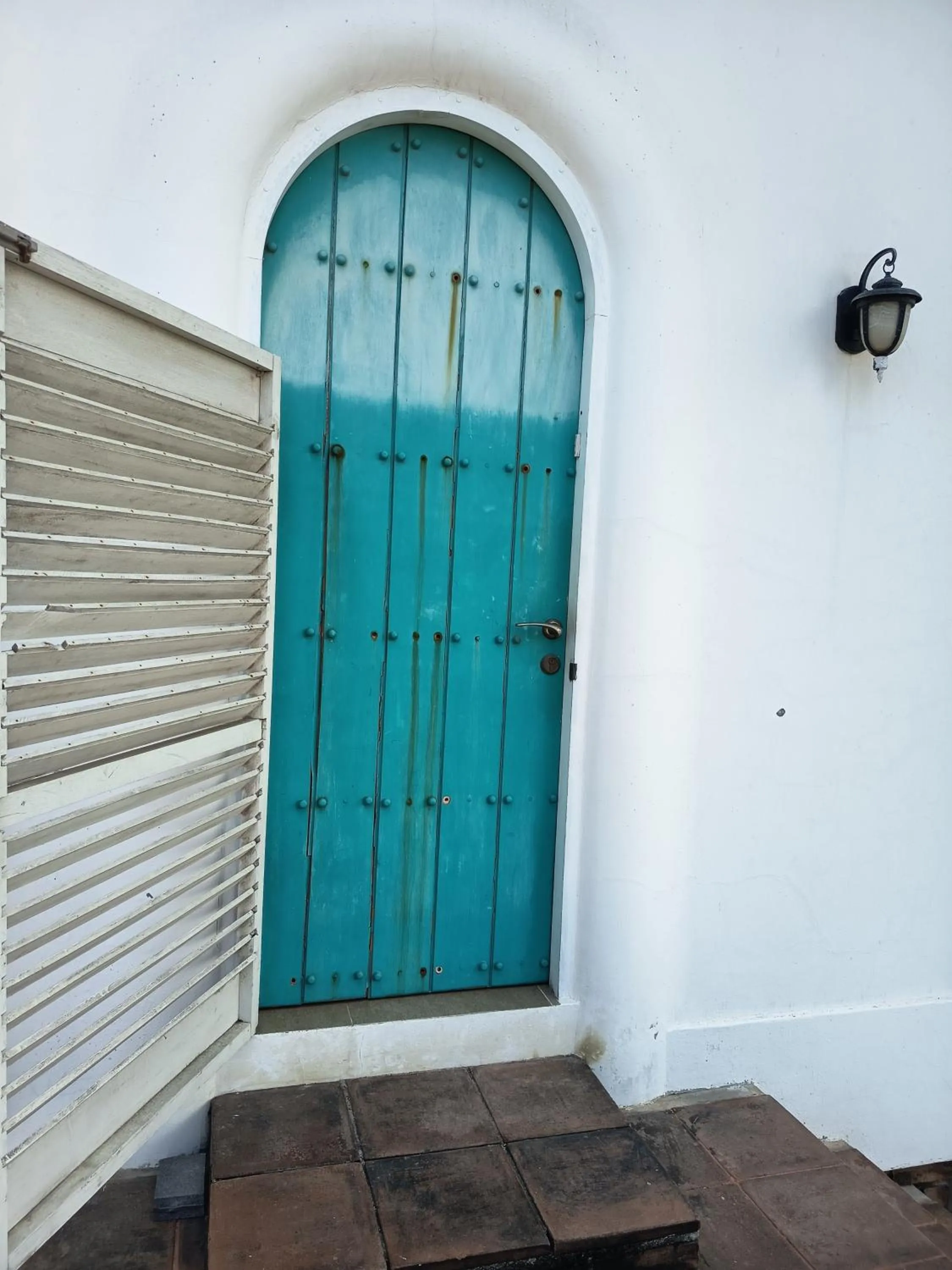 Family in White Coconut Resort