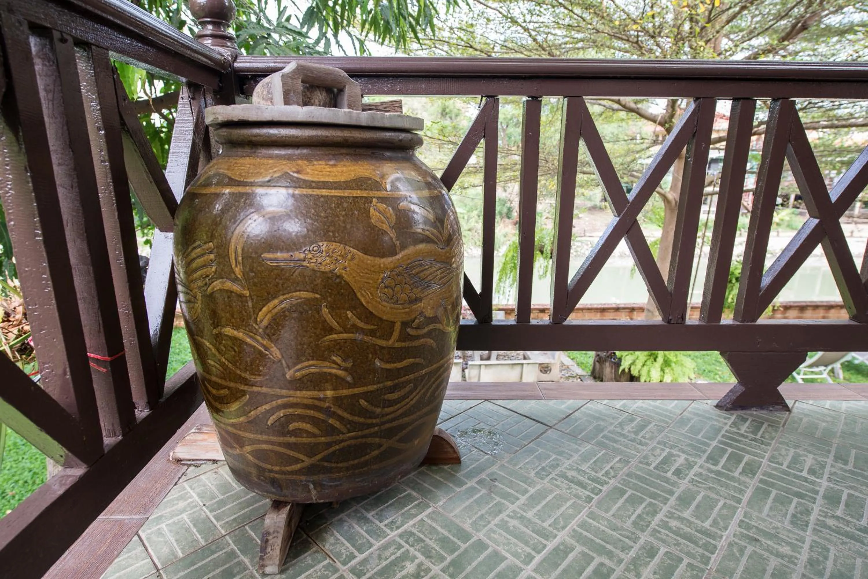 Decorative detail in Phuttal Residence