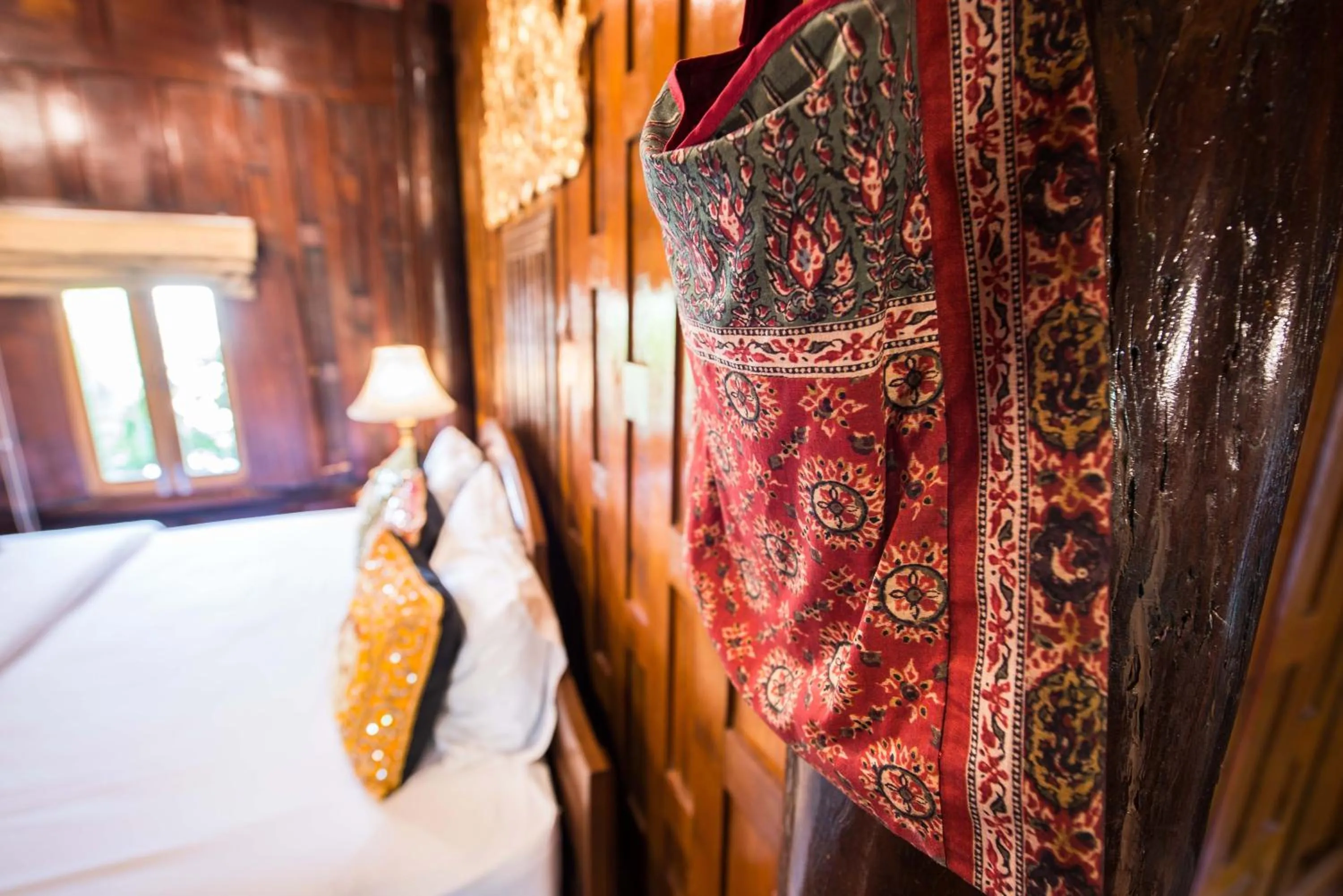 Decorative detail, Bed in Phuttal Residence