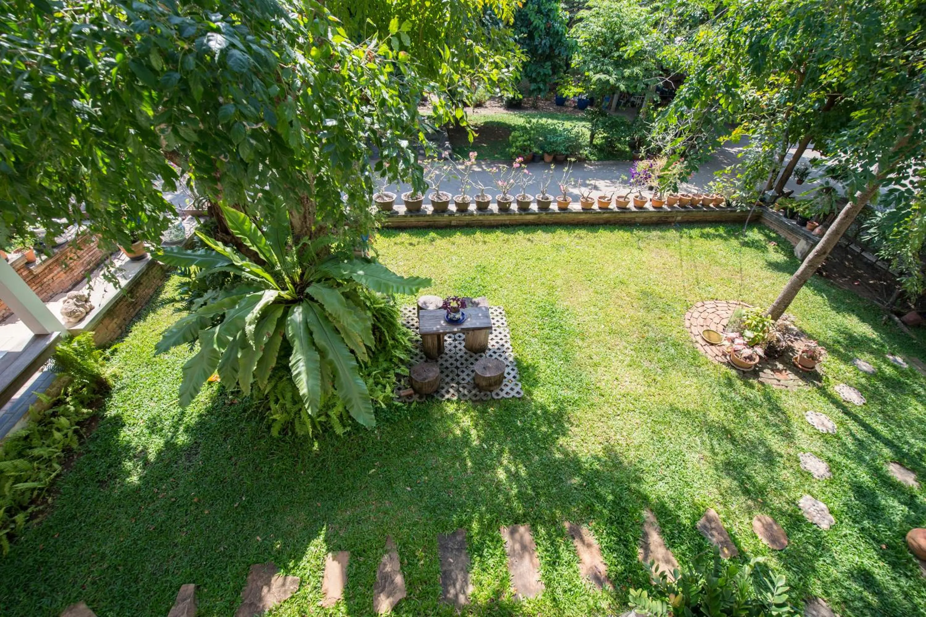 Garden view in Phuttal Residence