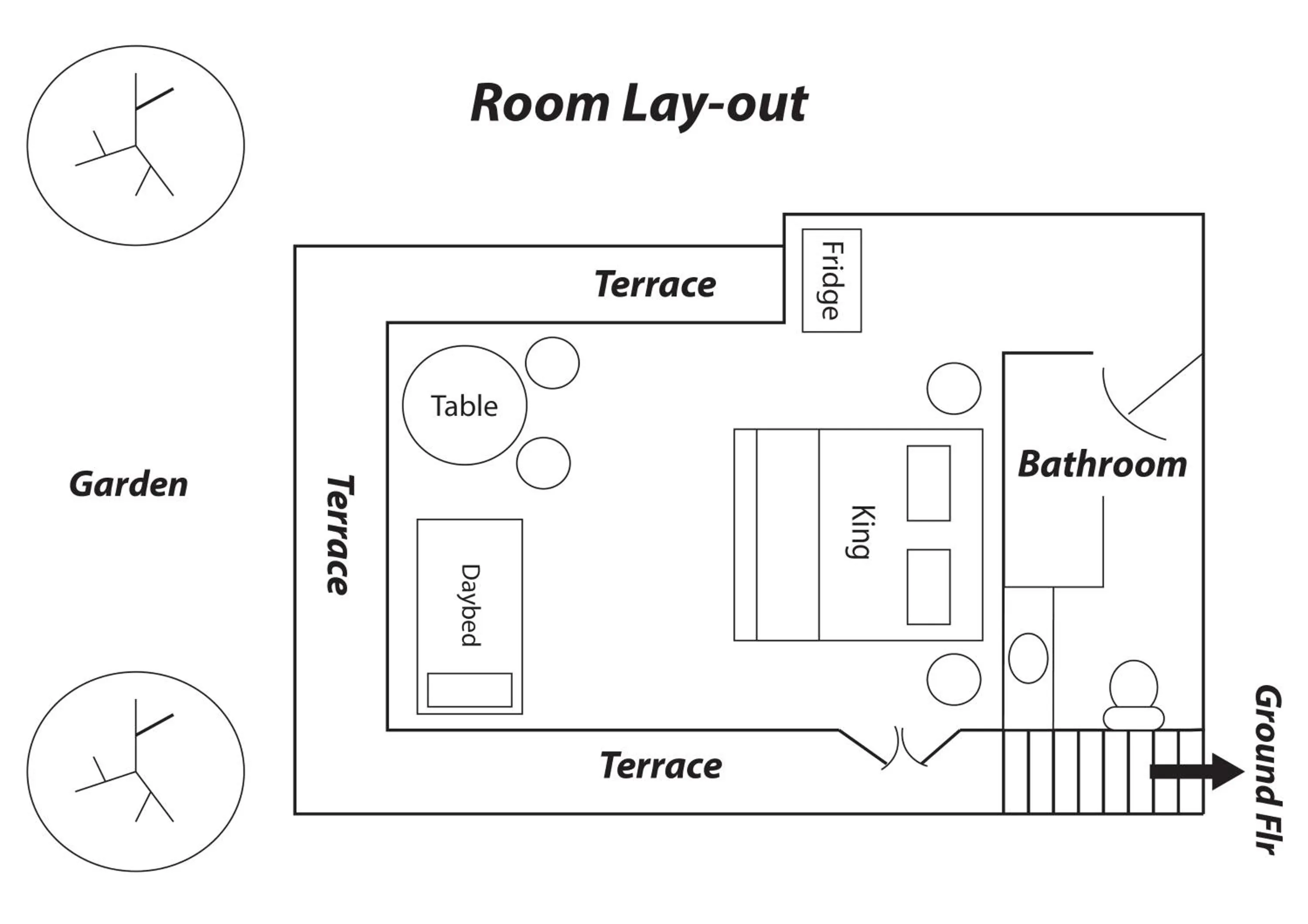 Floor plan in Phuttal Residence
