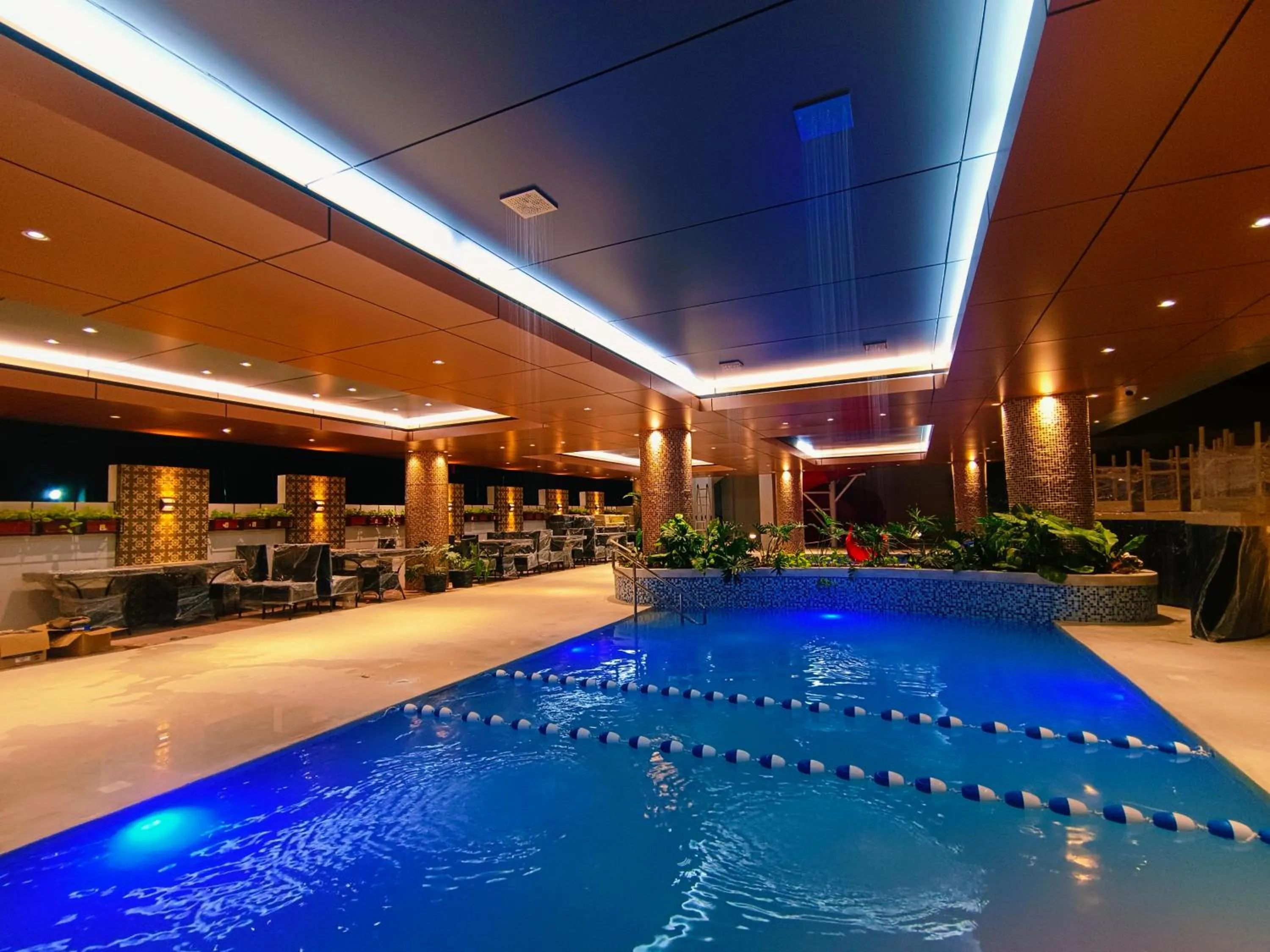 Pool view in Hotel Carmelita