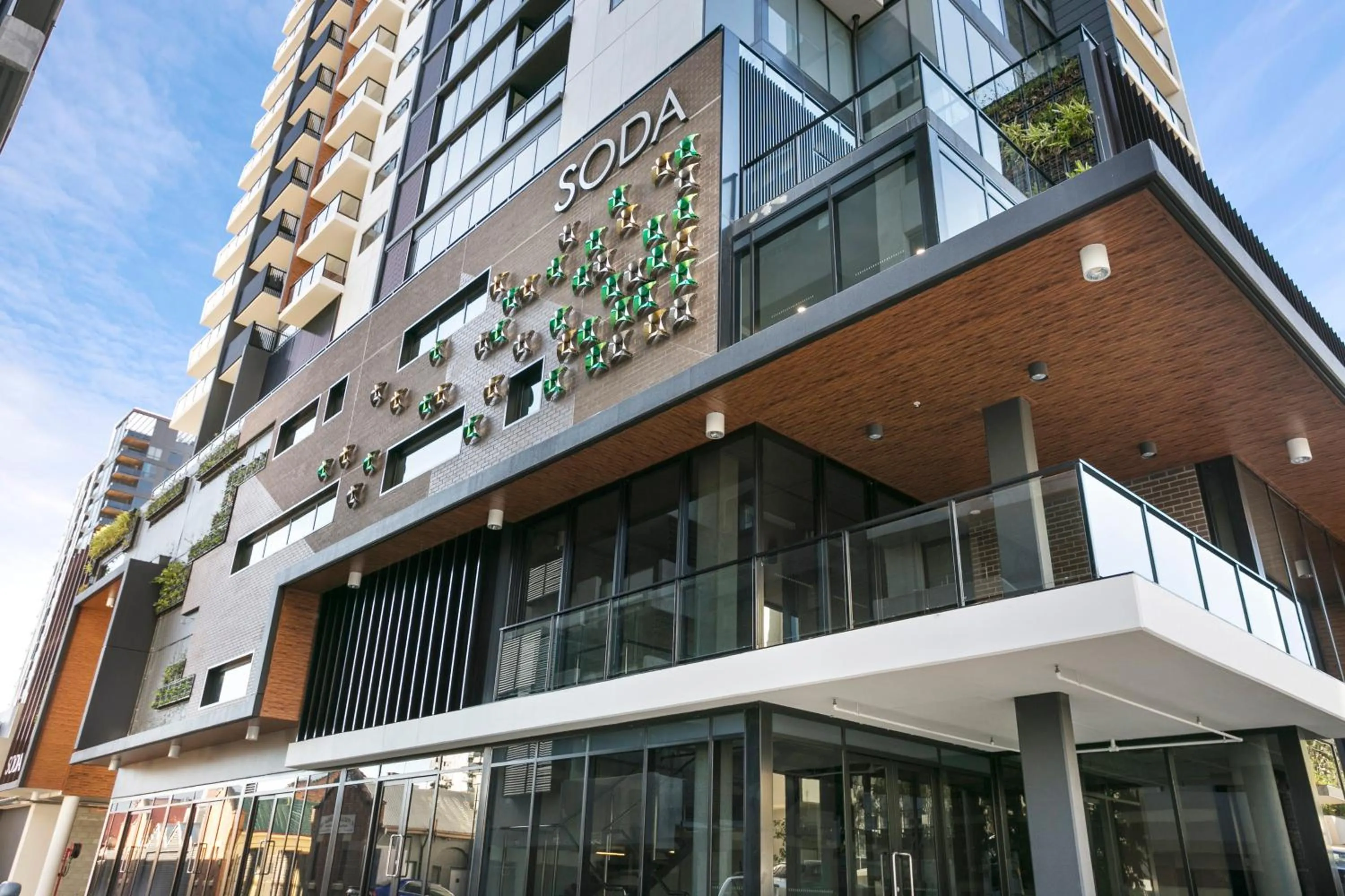 Property building in Soda Apartments by CLLIX