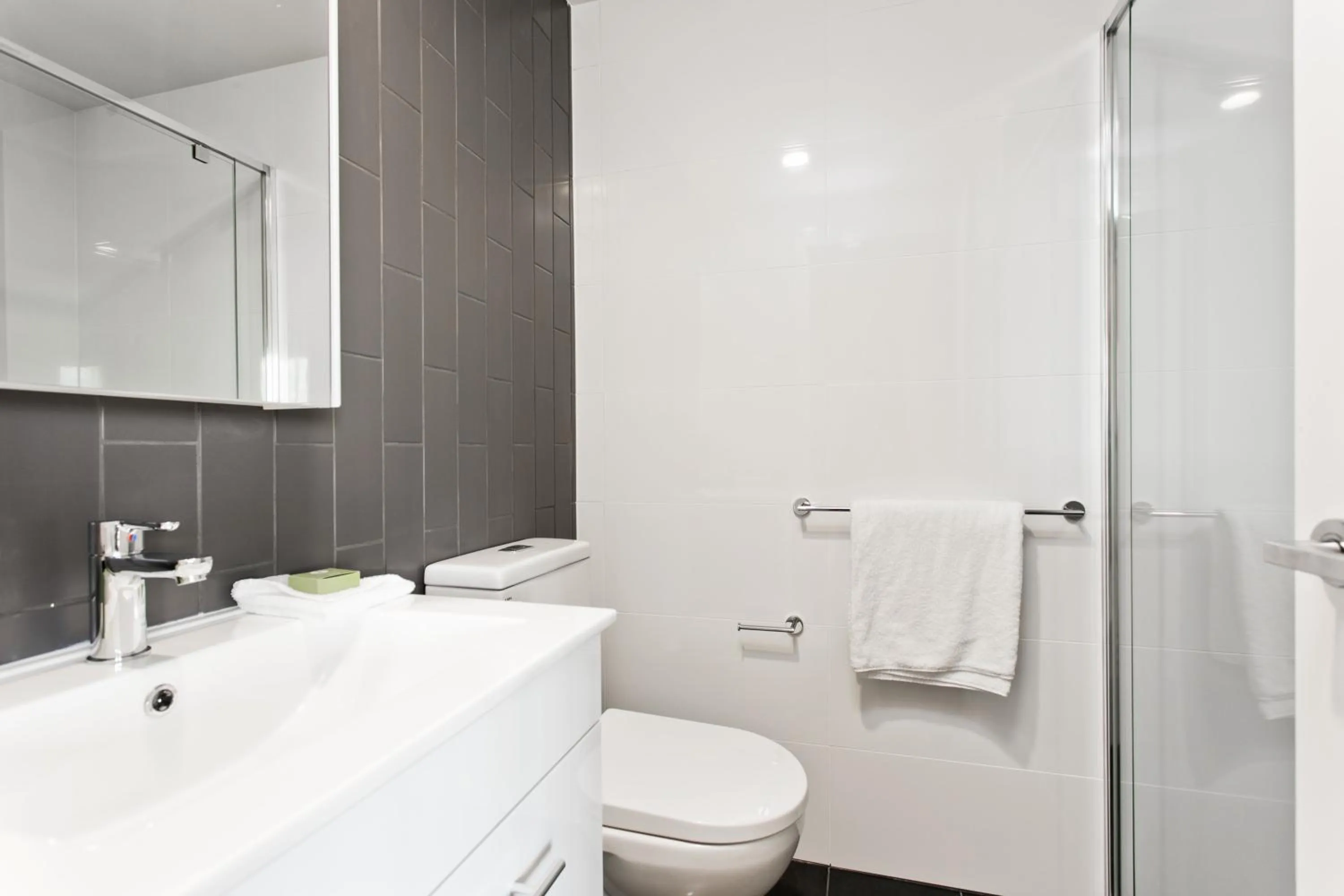 Bathroom in Soda Apartments by CLLIX