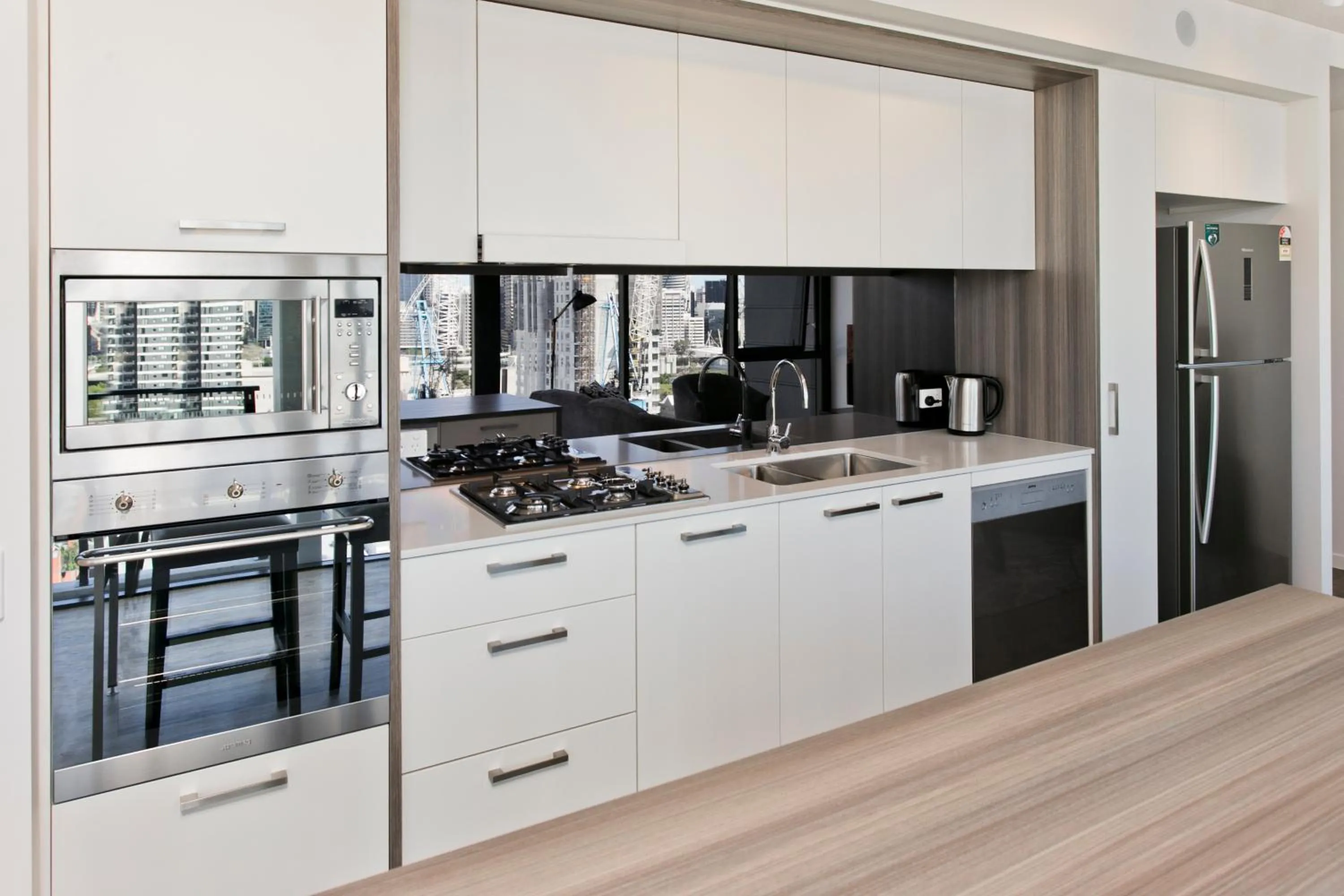 Kitchen or kitchenette in Soda Apartments by CLLIX