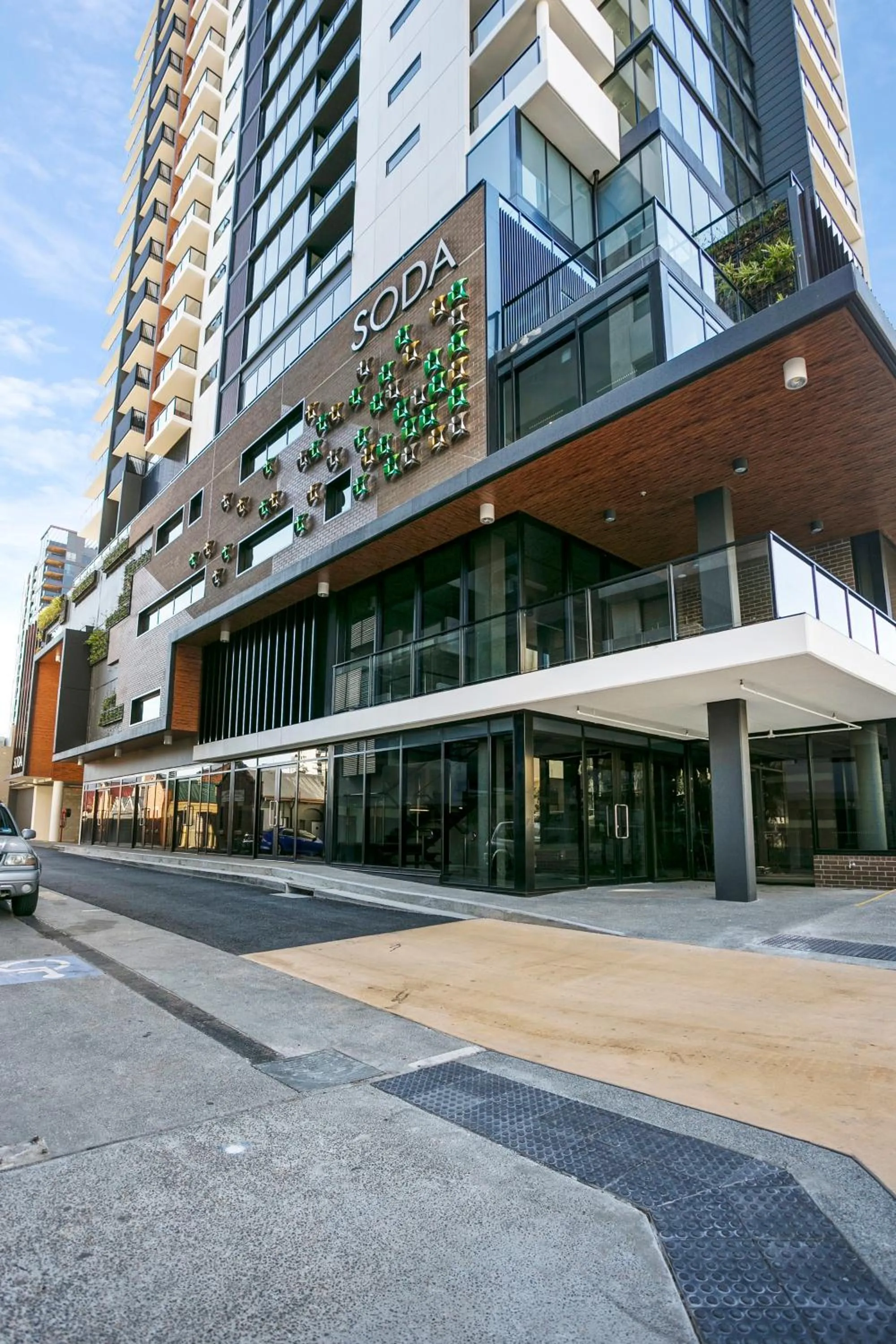 Property building in Soda Apartments by CLLIX