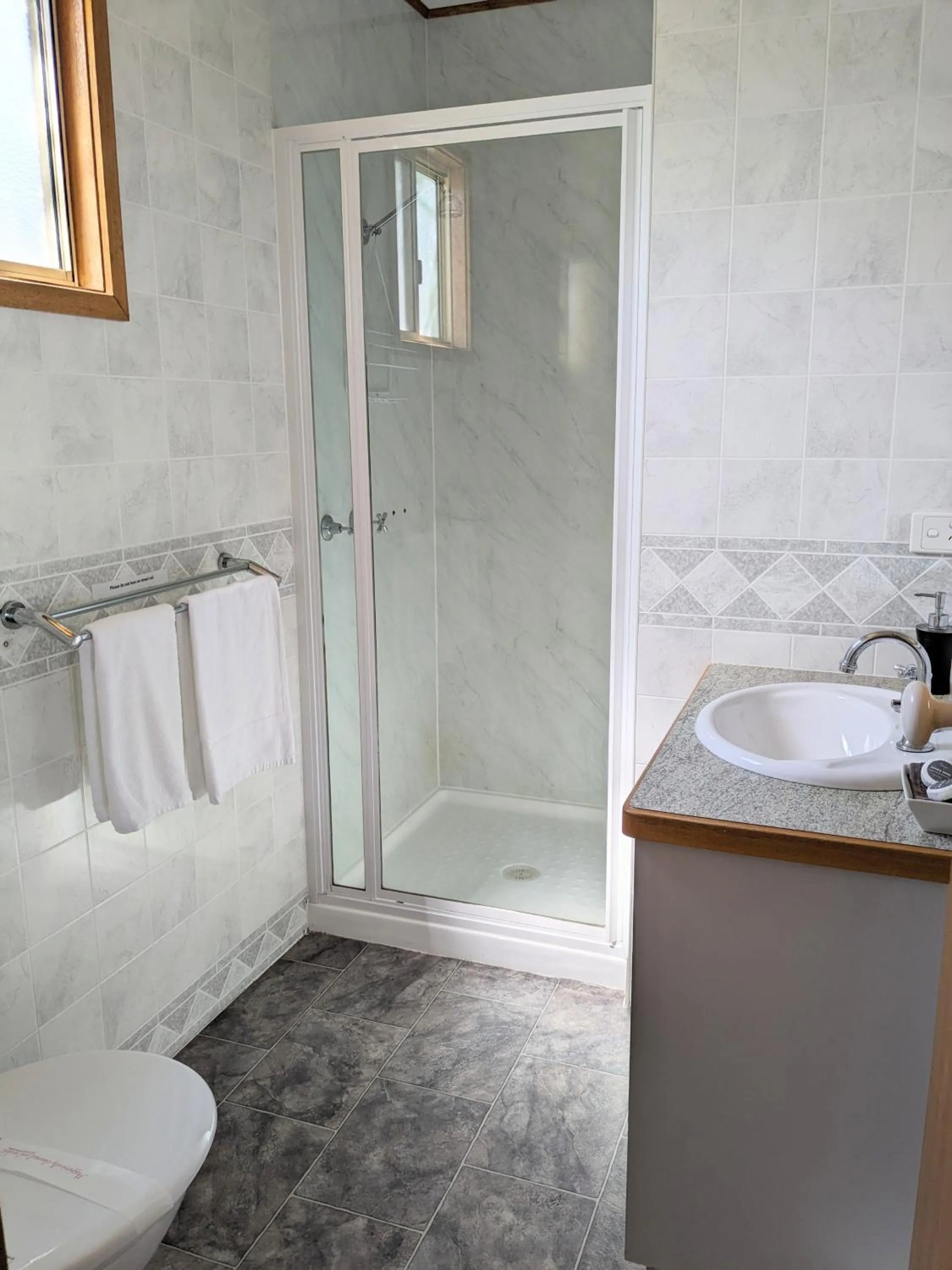 Shower in Boomerang Way Tourist Park