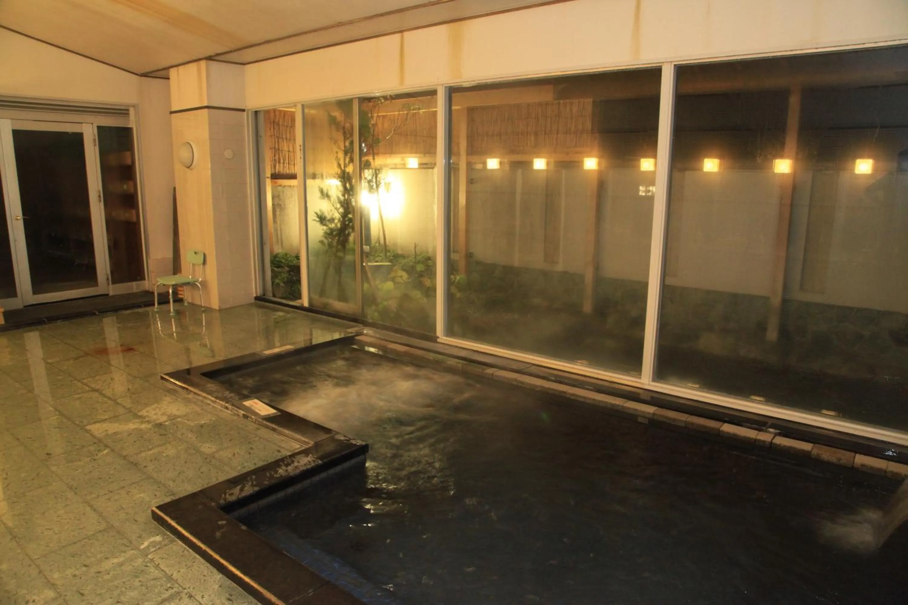 Hot Spring Bath in Hotel New Kotobuki