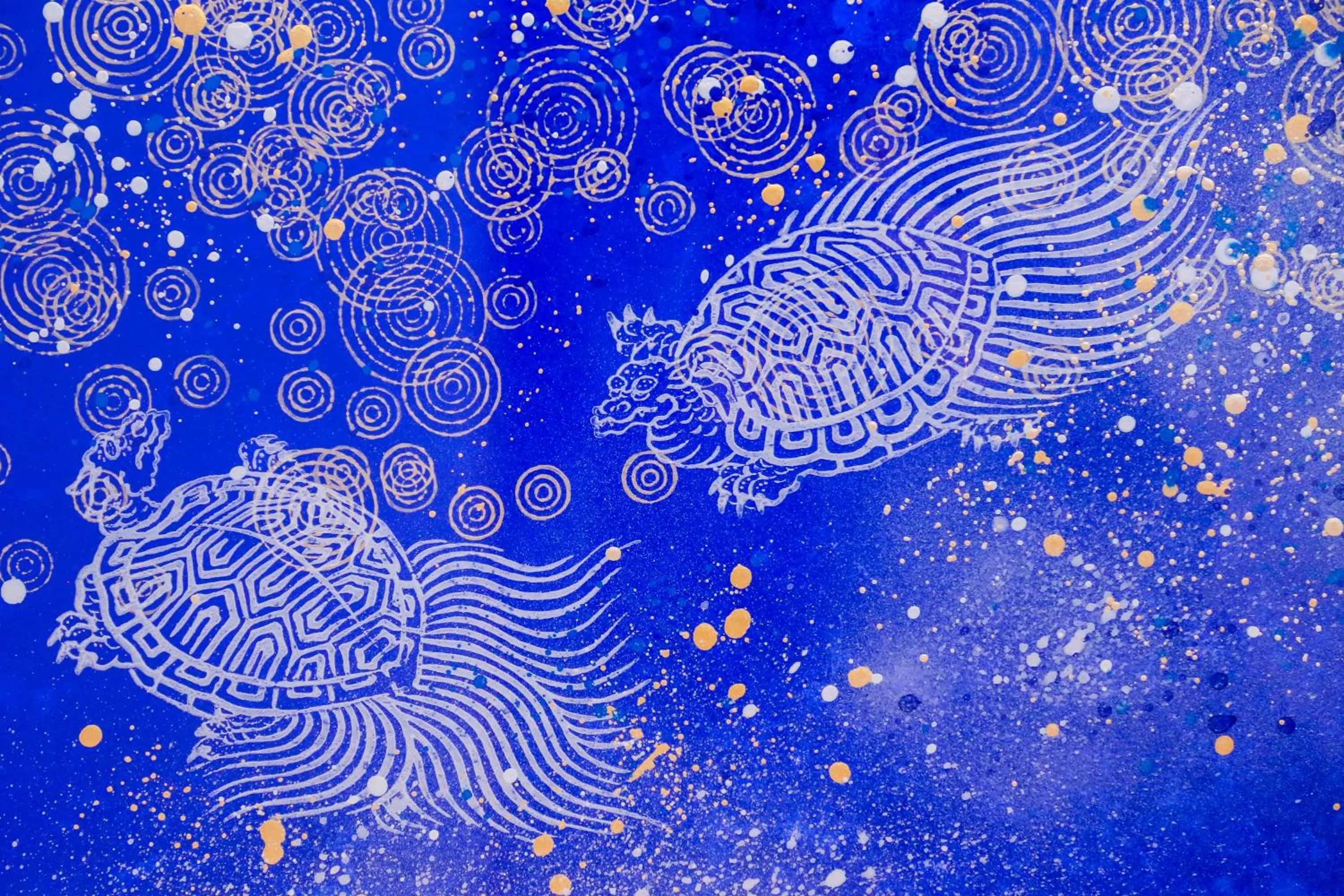 Decorative detail in Kyonoyado Gekkoan