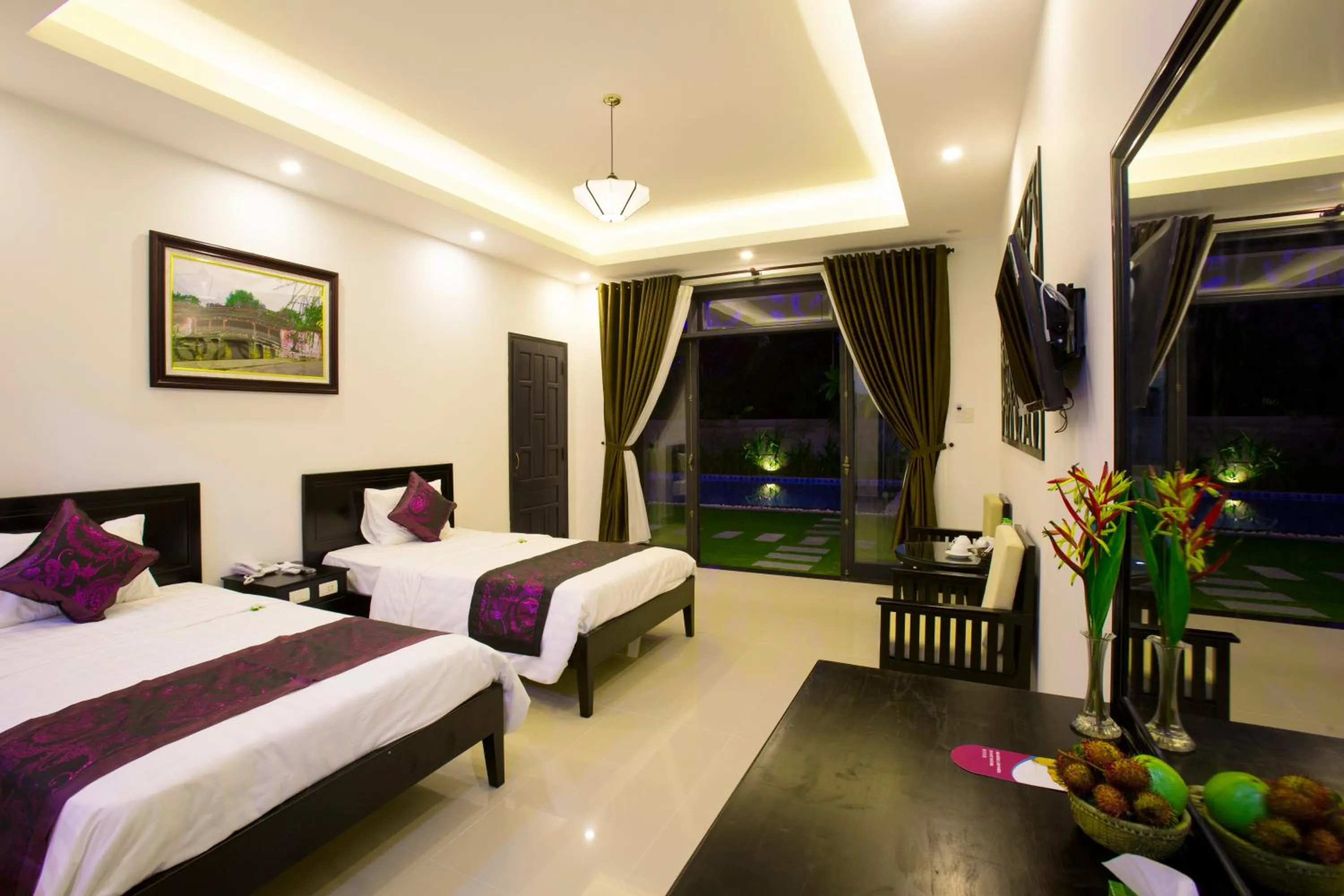 Bed in Hoi An Hideaway Villa