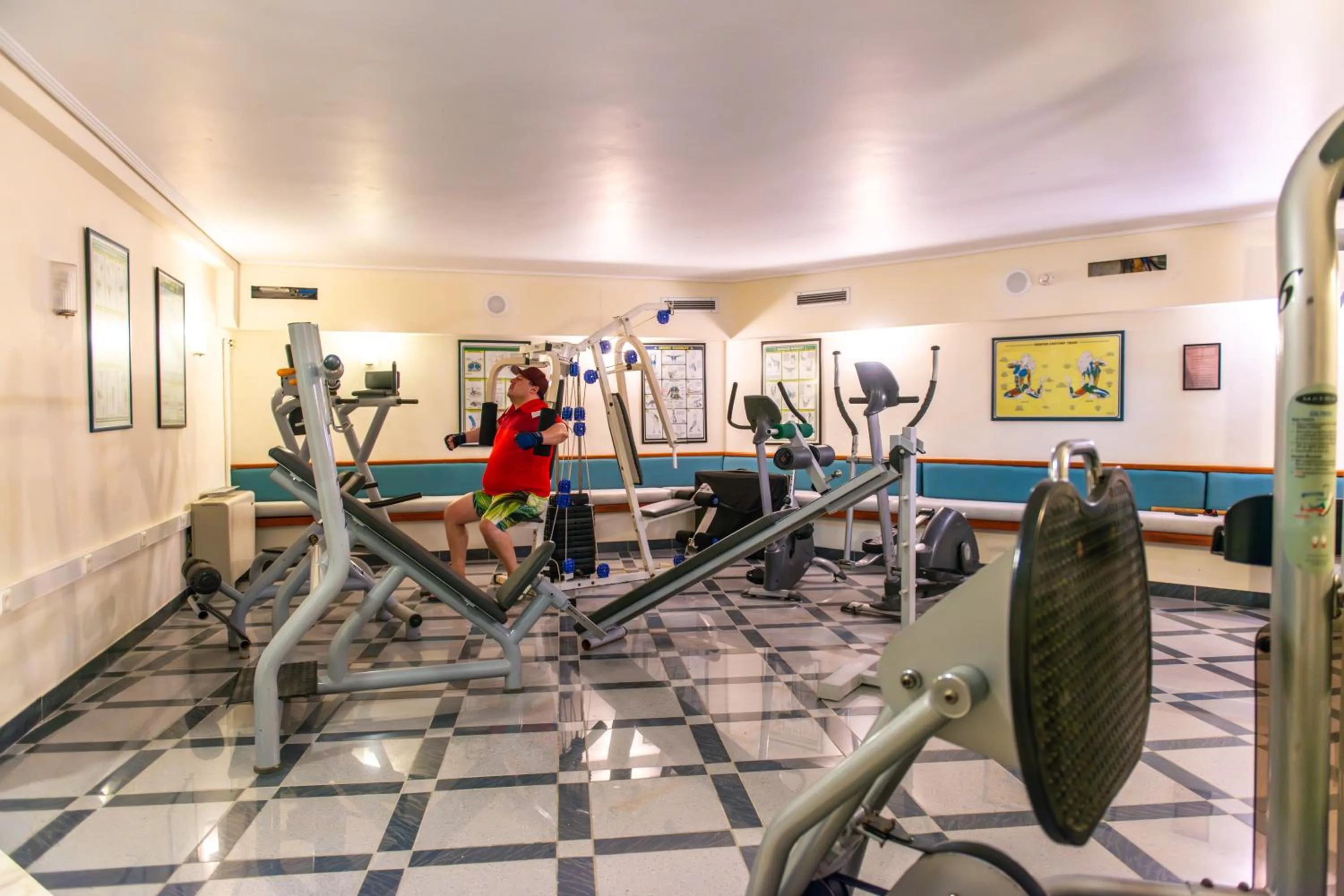 Fitness centre/facilities in Chrispy Beach Resort, Agia Marina