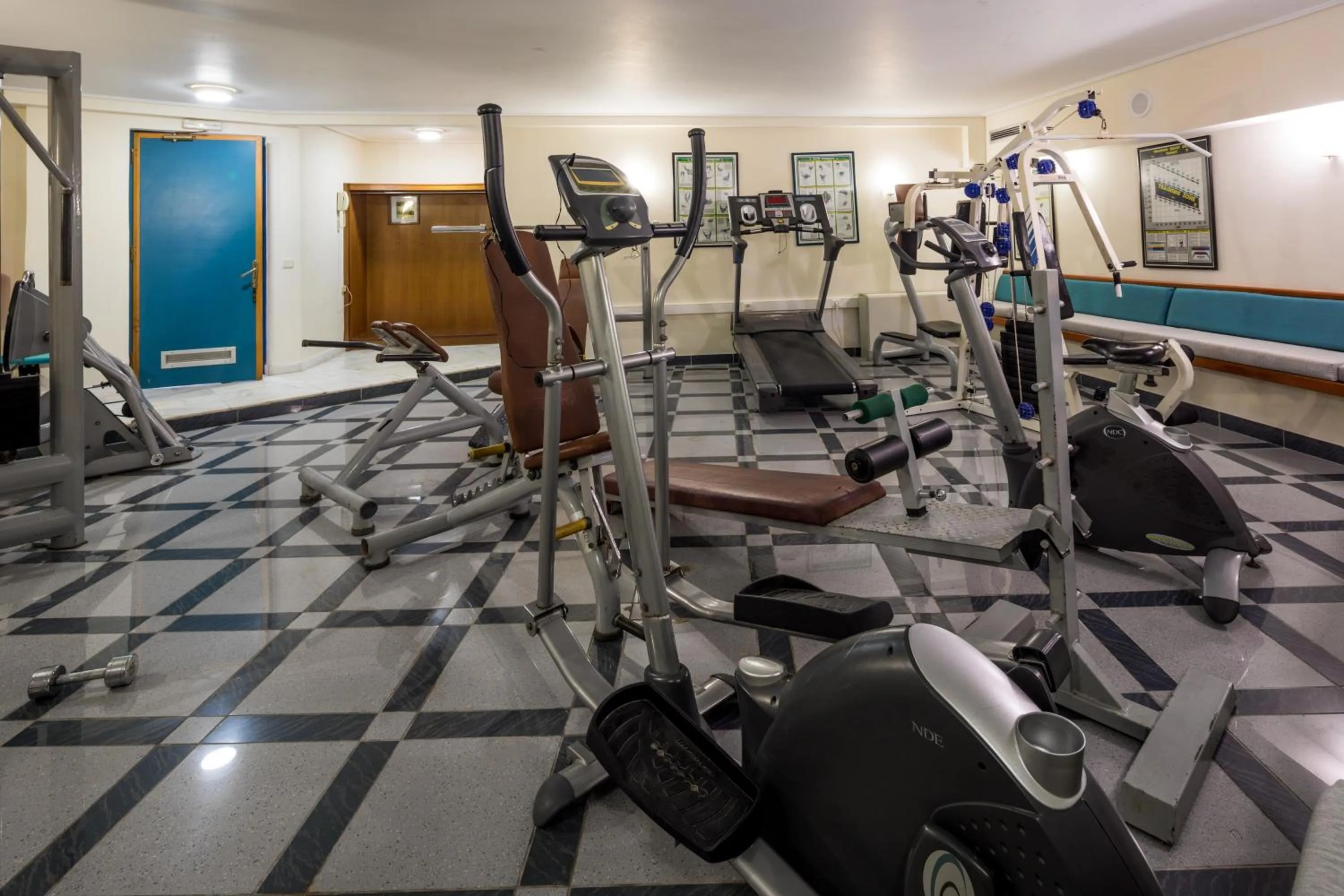 Fitness centre/facilities in Chrispy Beach Resort, Agia Marina