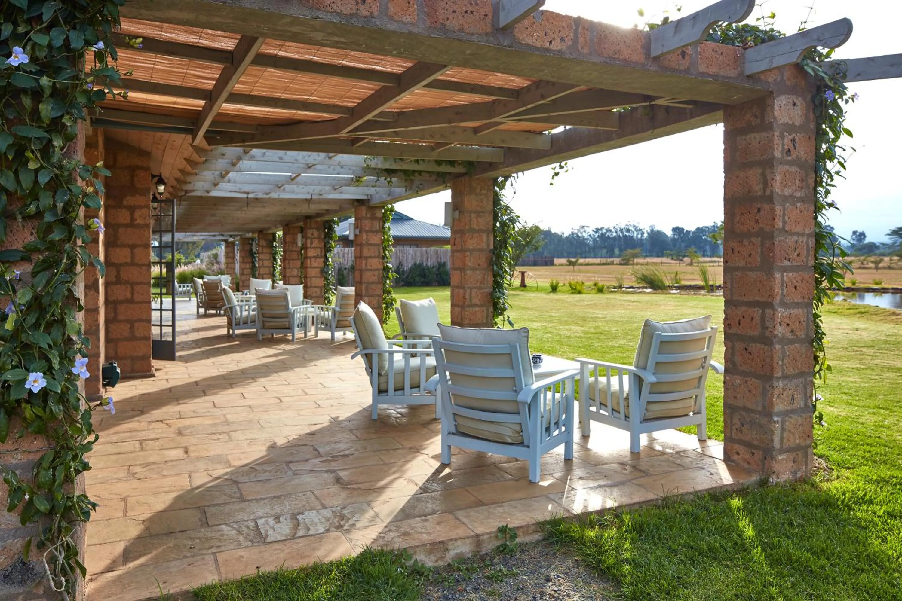 Patio in Soames Hotel & Jack' s Bar