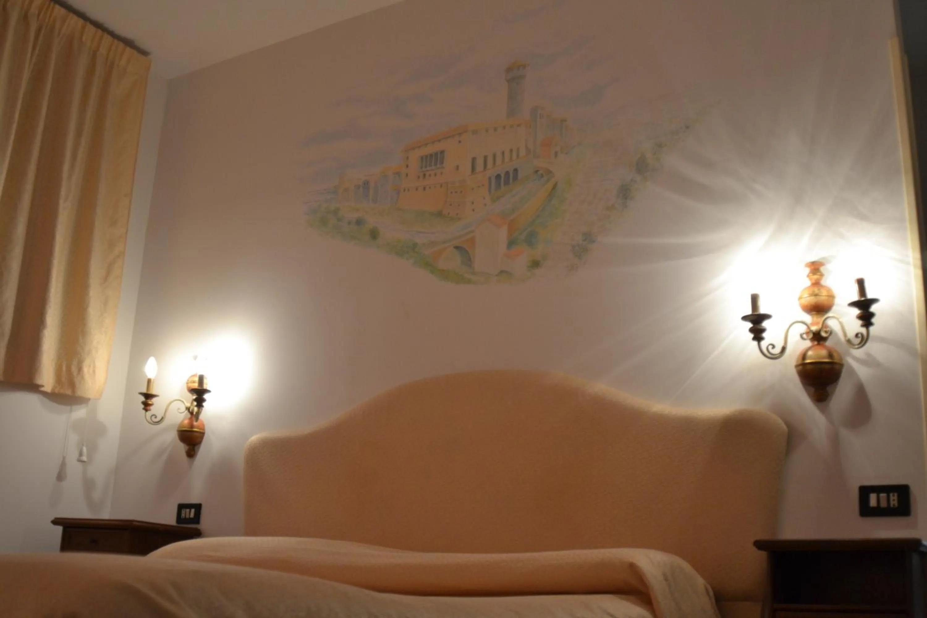 Bed in Hotel Ristorante Bagnaia