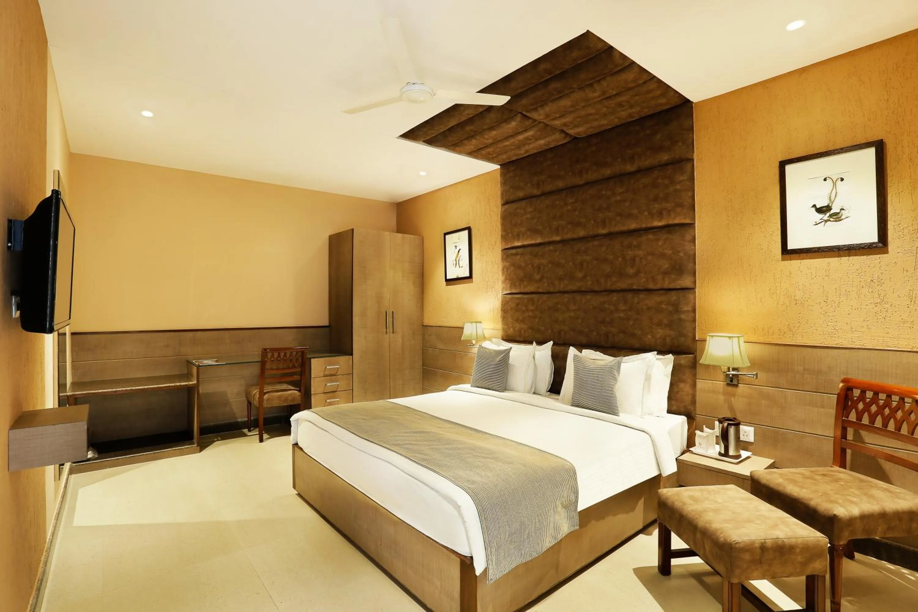 Bedroom in The Manor Bareilly by Leisure Hotels