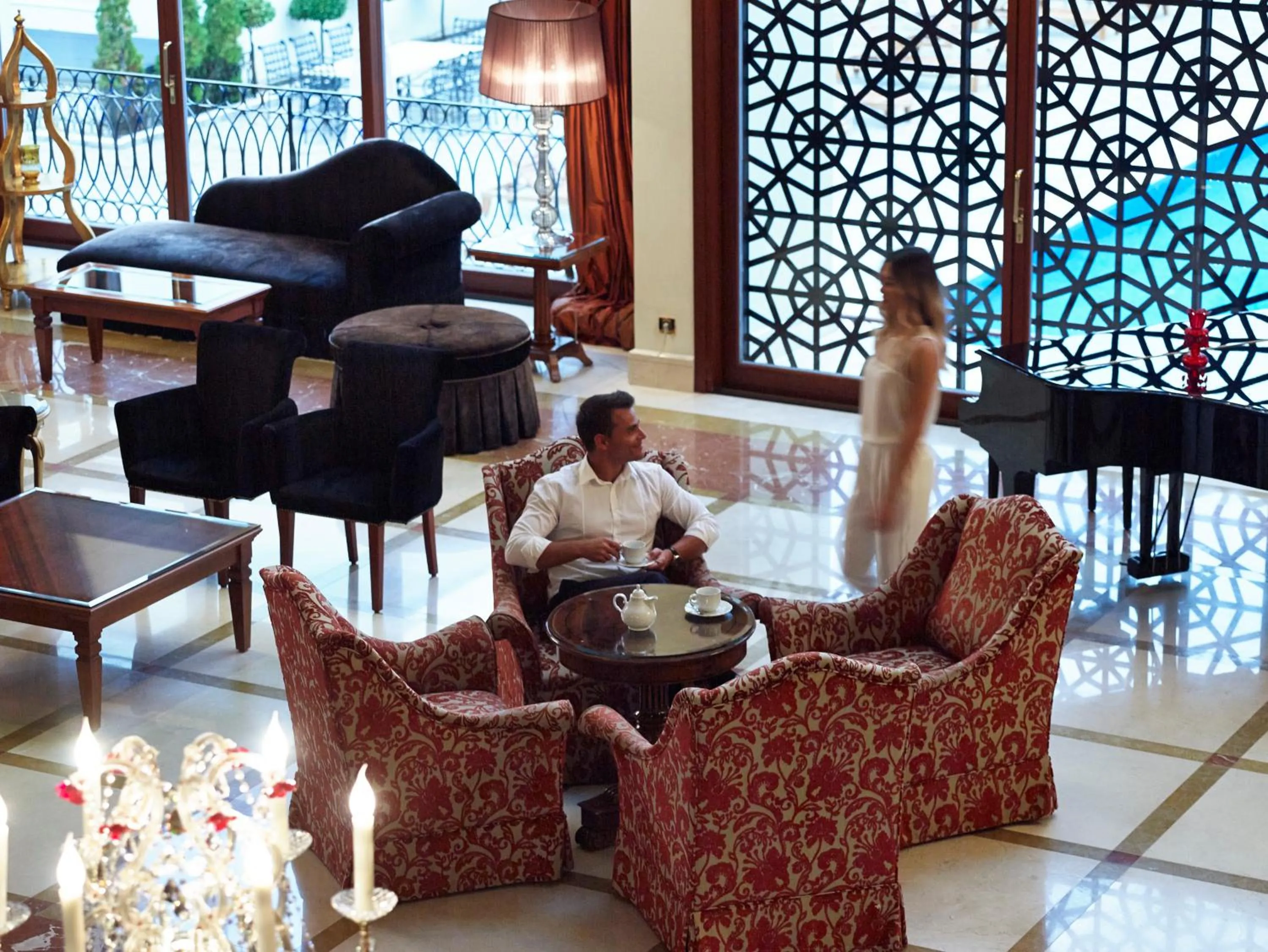 Communal lounge/ TV room in Grand Serai Congress and Spa