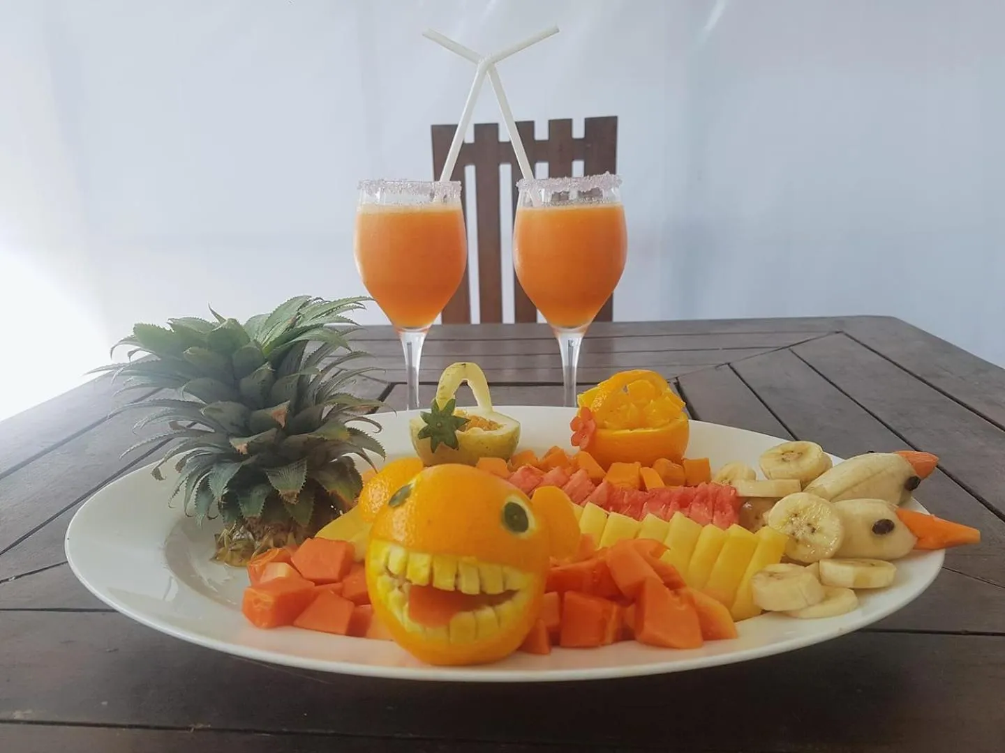 Food in Lagoon Boutique Hotel