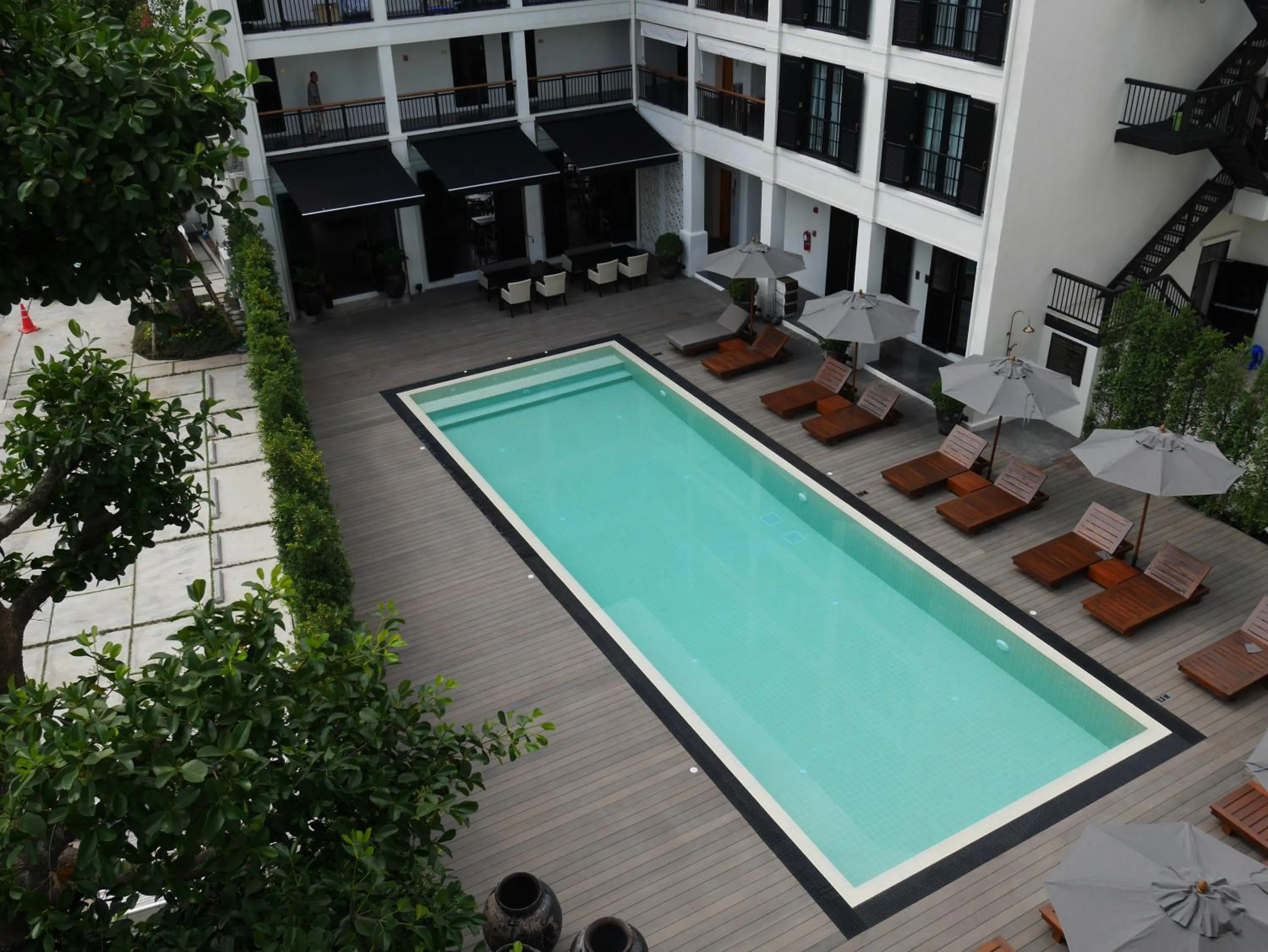 Pool view in Buri Siri Boutique Hotel