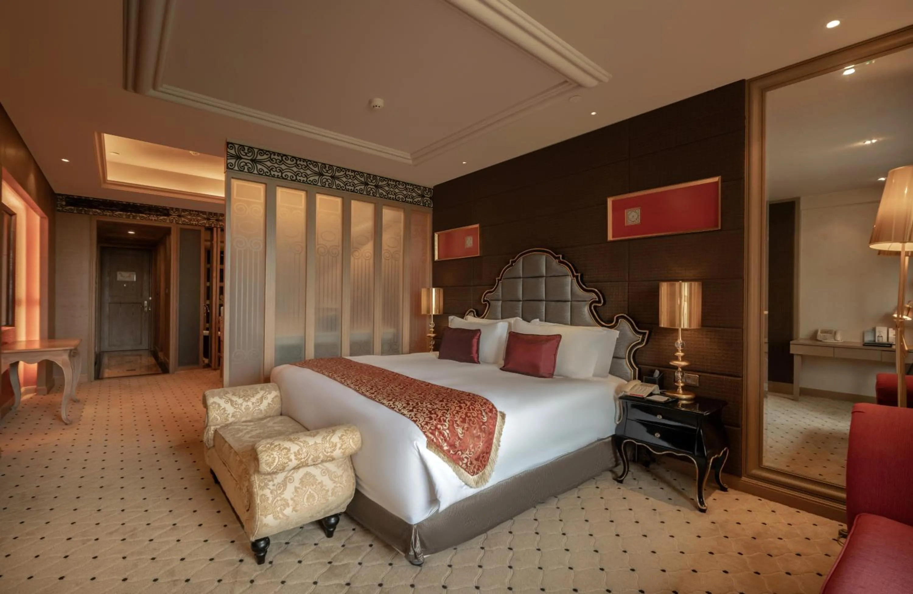 Bed in Jinjiang International Hotel Ganzhou