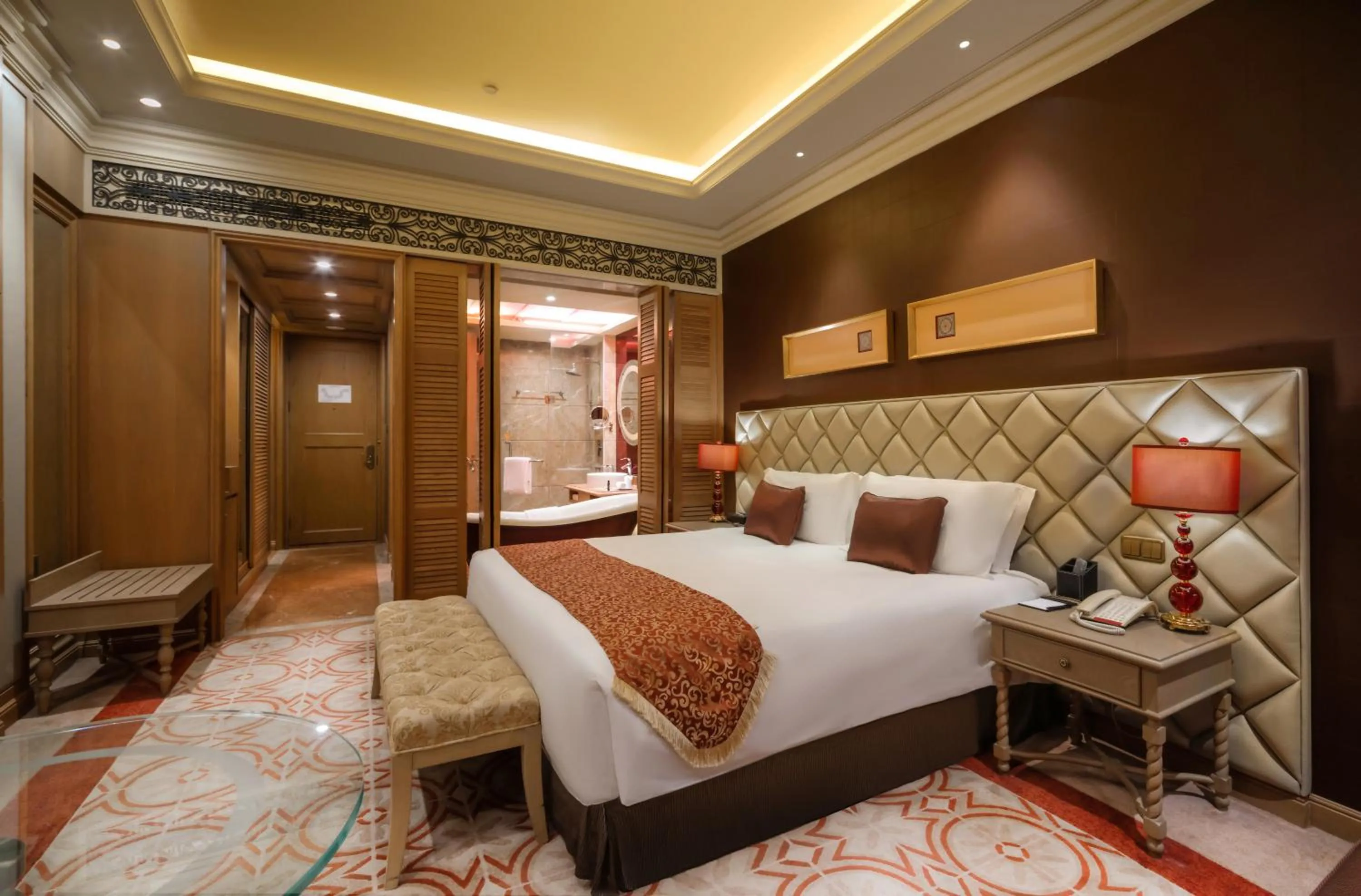 Bed in Jinjiang International Hotel Ganzhou