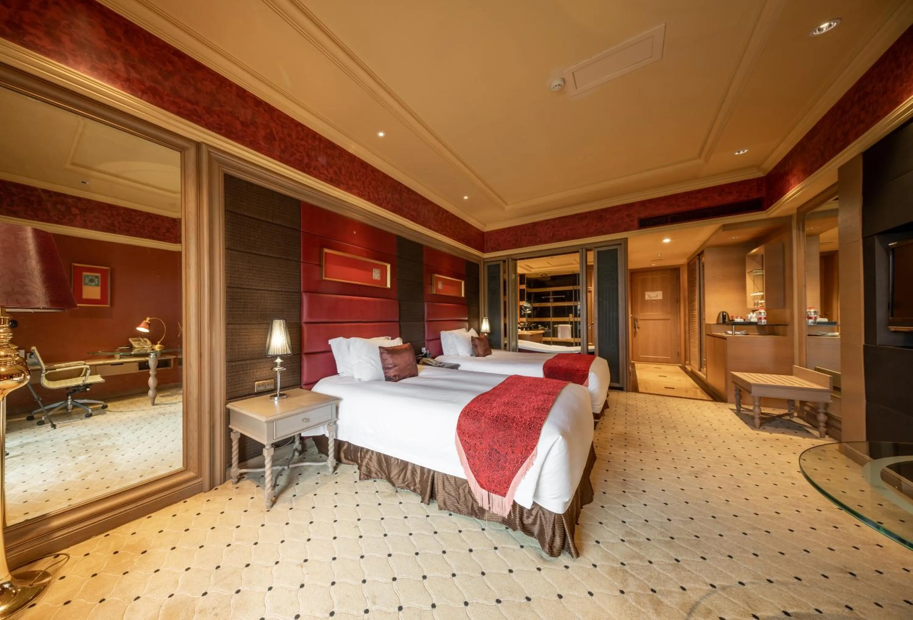 Bed in Jinjiang International Hotel Ganzhou