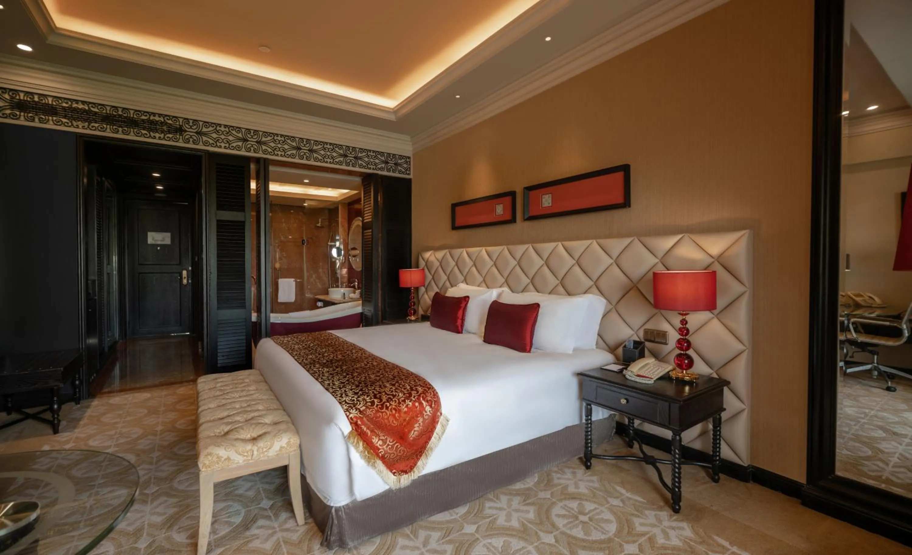 Bed in Jinjiang International Hotel Ganzhou