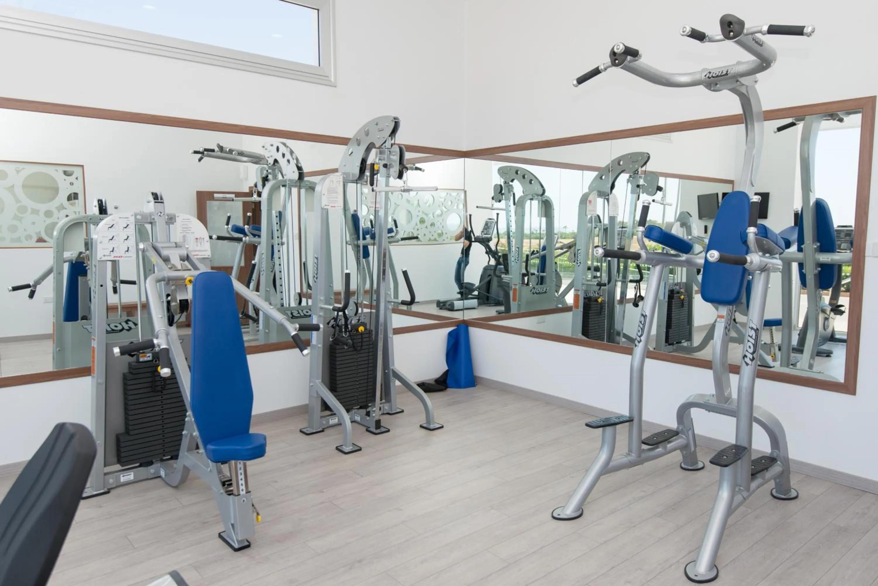 Fitness centre/facilities in Loutsiana Deluxe Apts