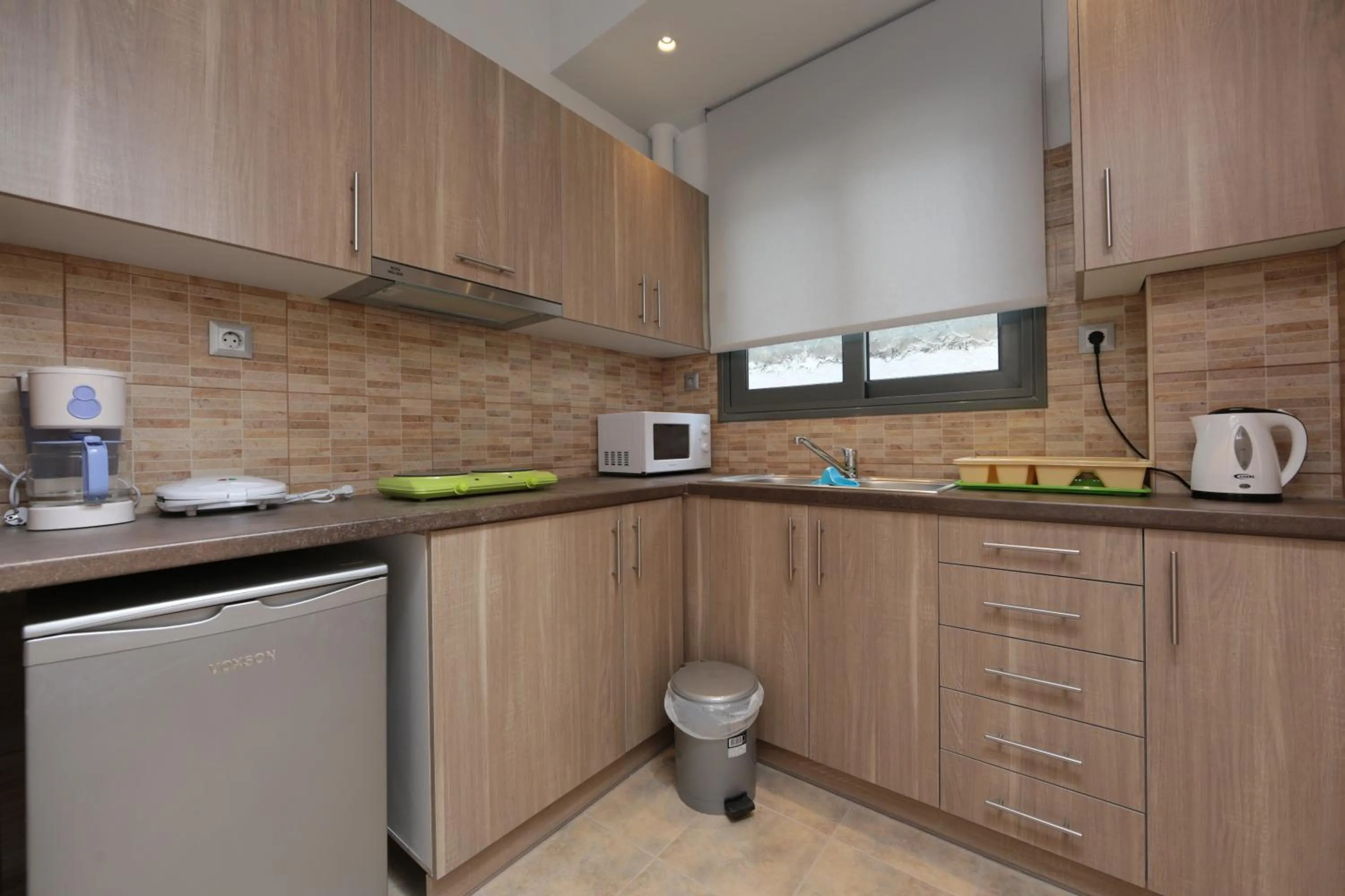 Kitchen or kitchenette in Meni Apartments