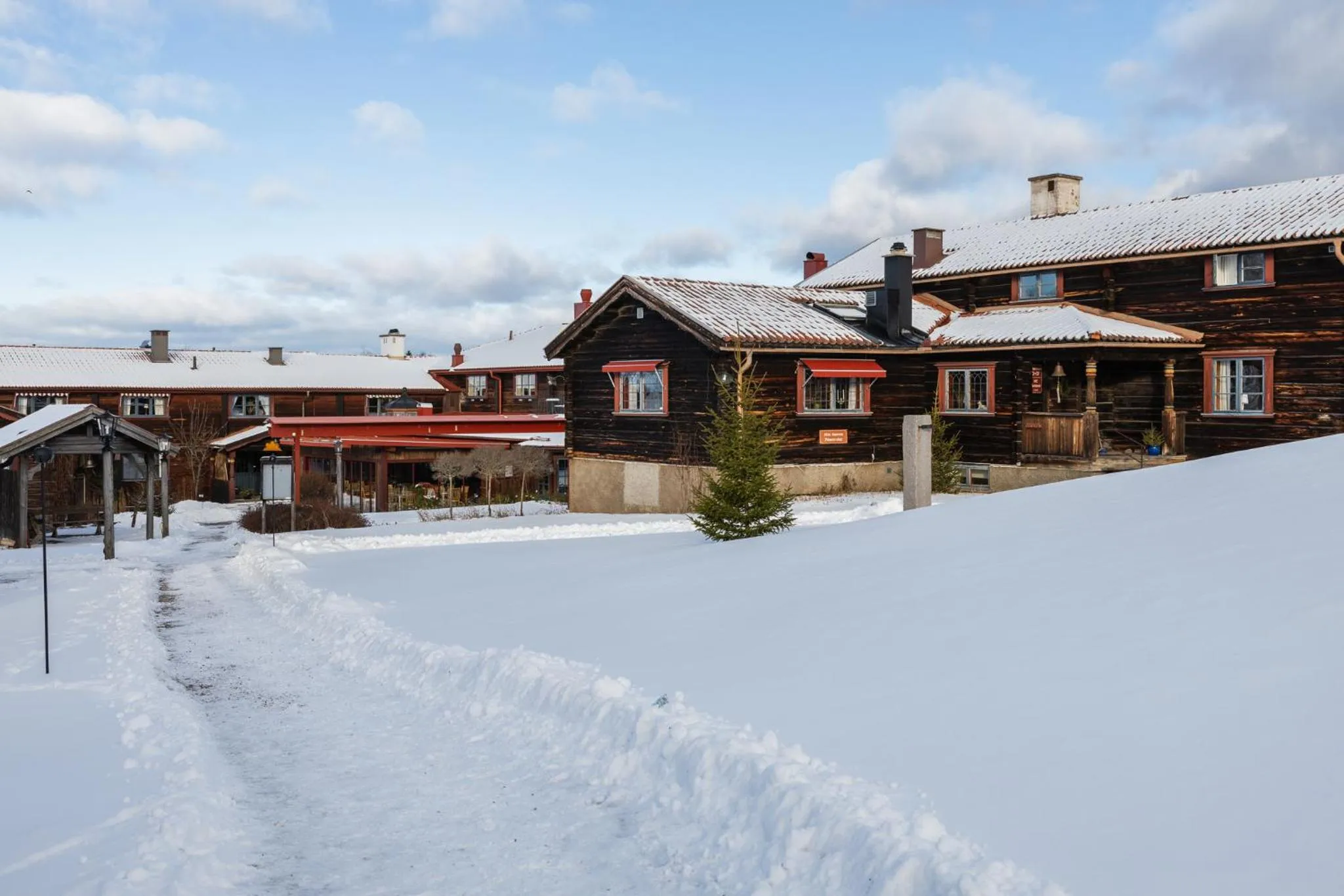 Property building in Hotell Klockargården