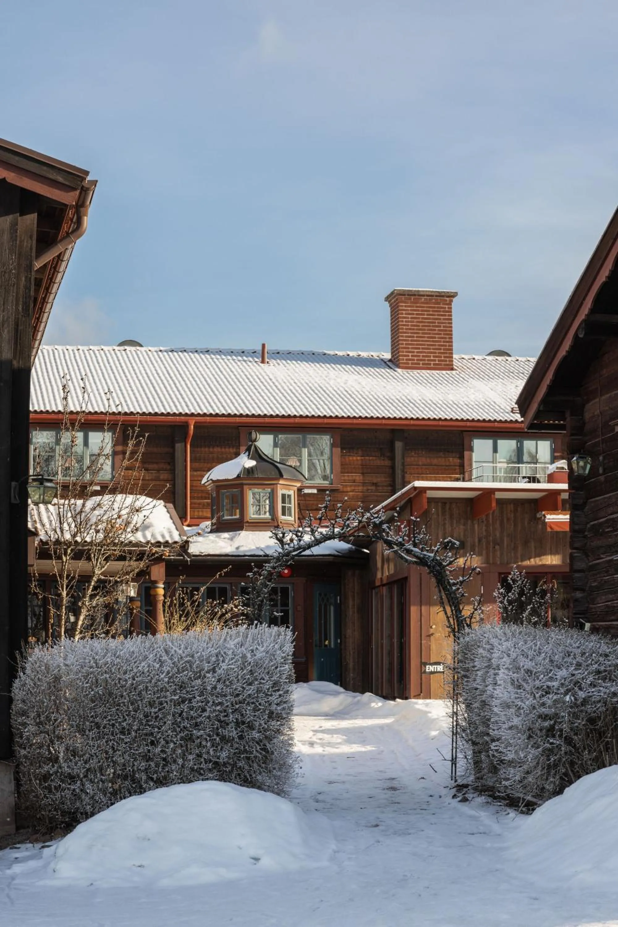 Facade/entrance in Hotell Klockargården