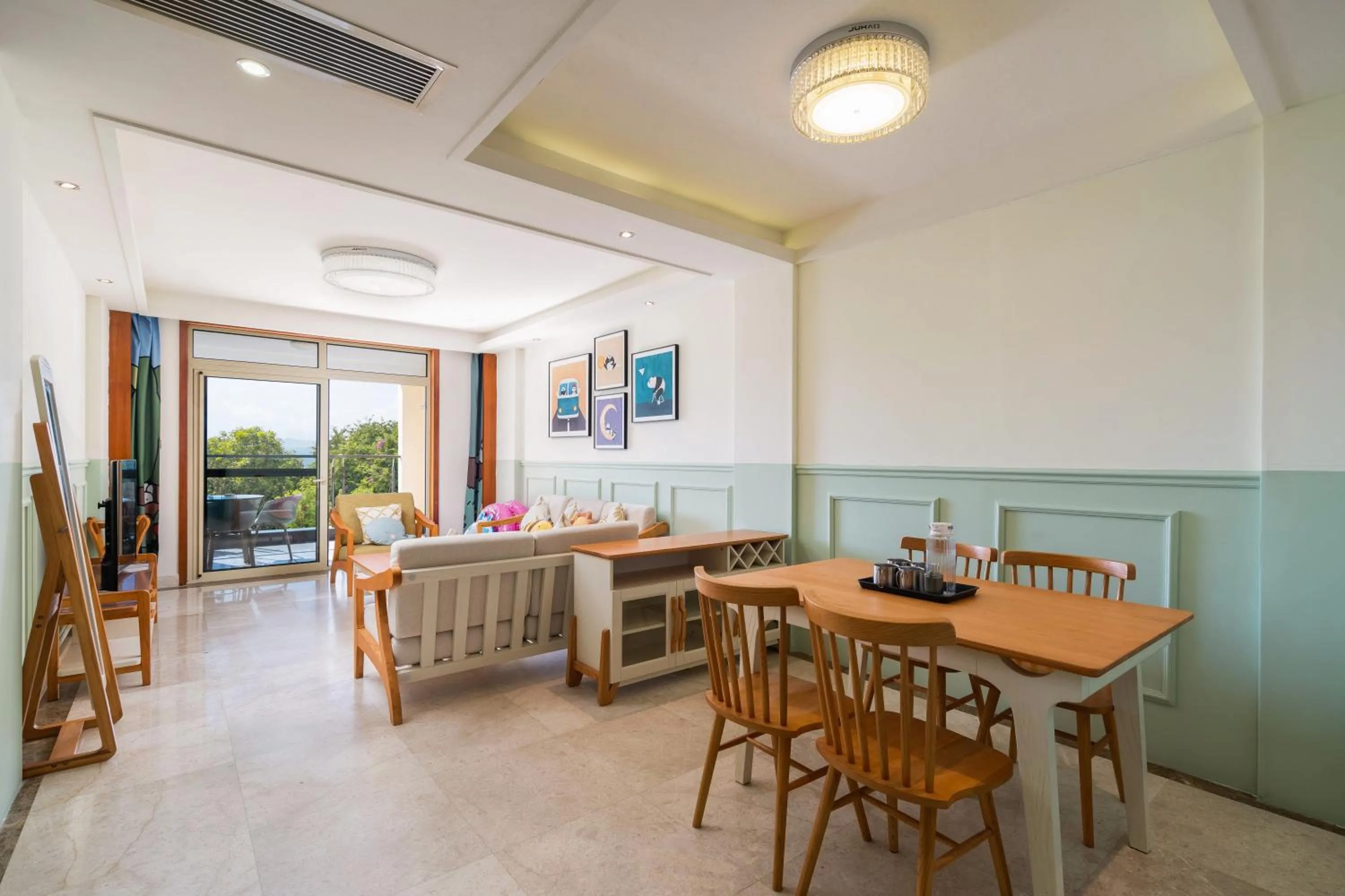 Living room in Sanya Yikehai View Apartments