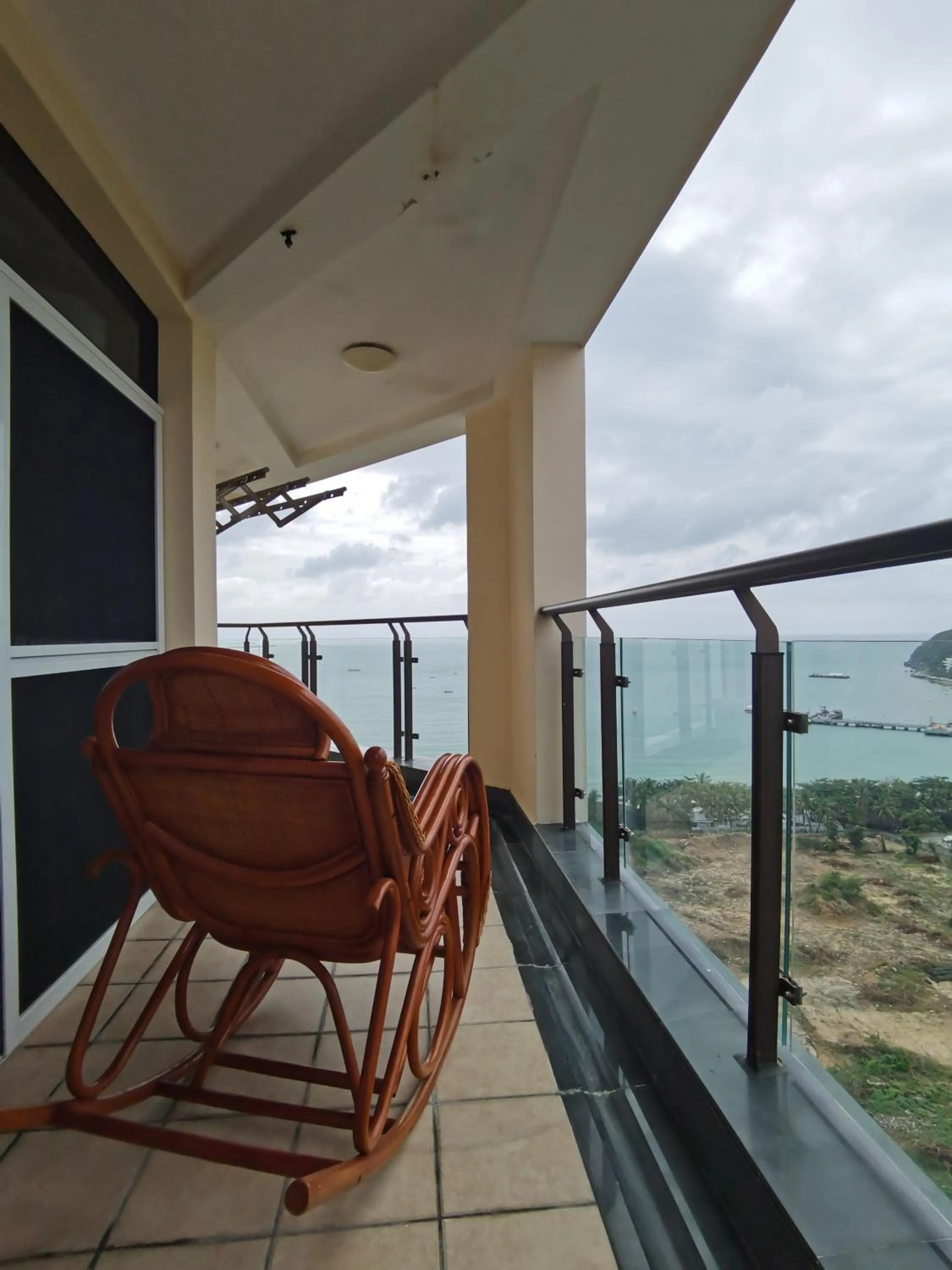 Balcony/Terrace in Sanya Yikehai View Apartments