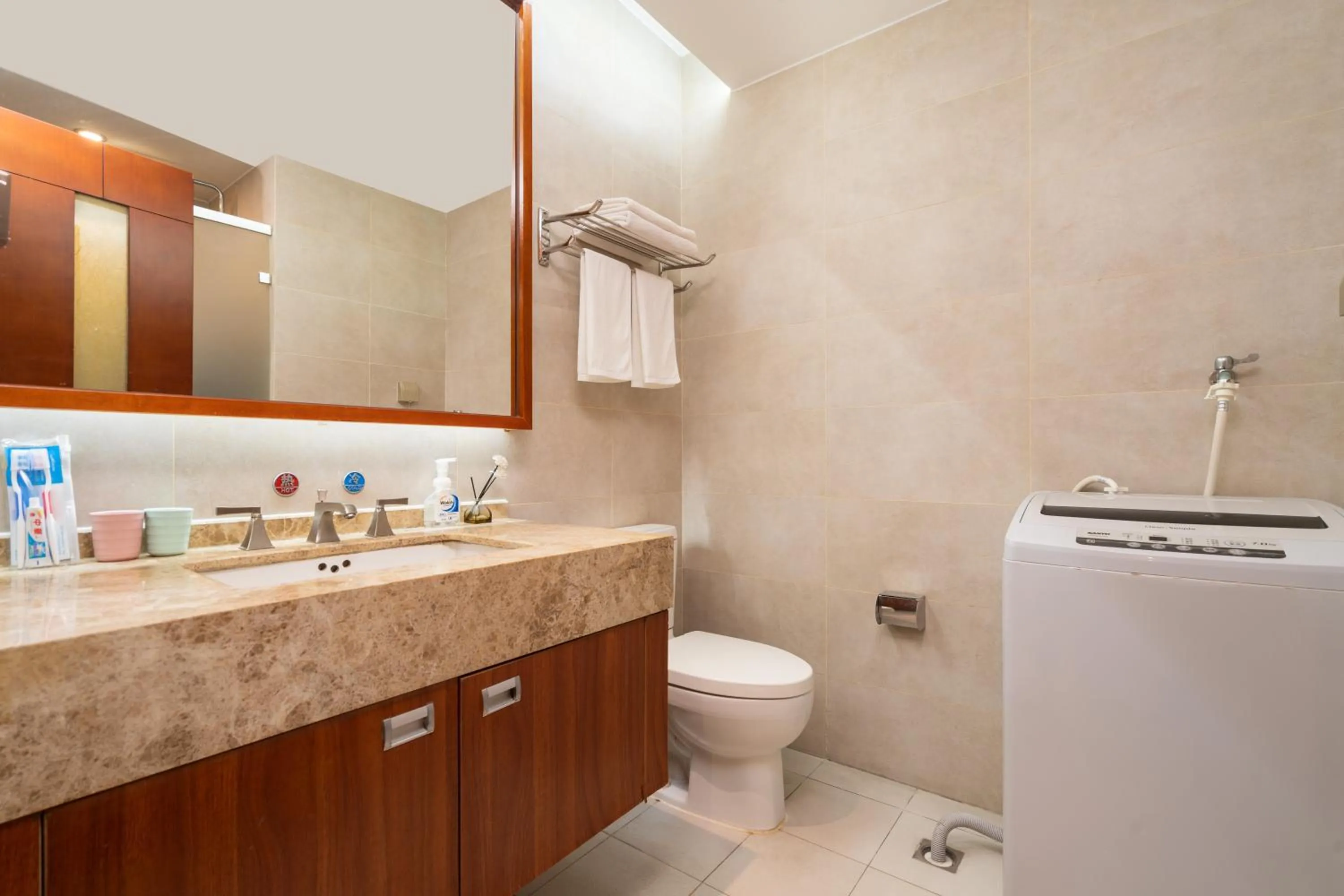 Bathroom in Sanya Yikehai View Apartments