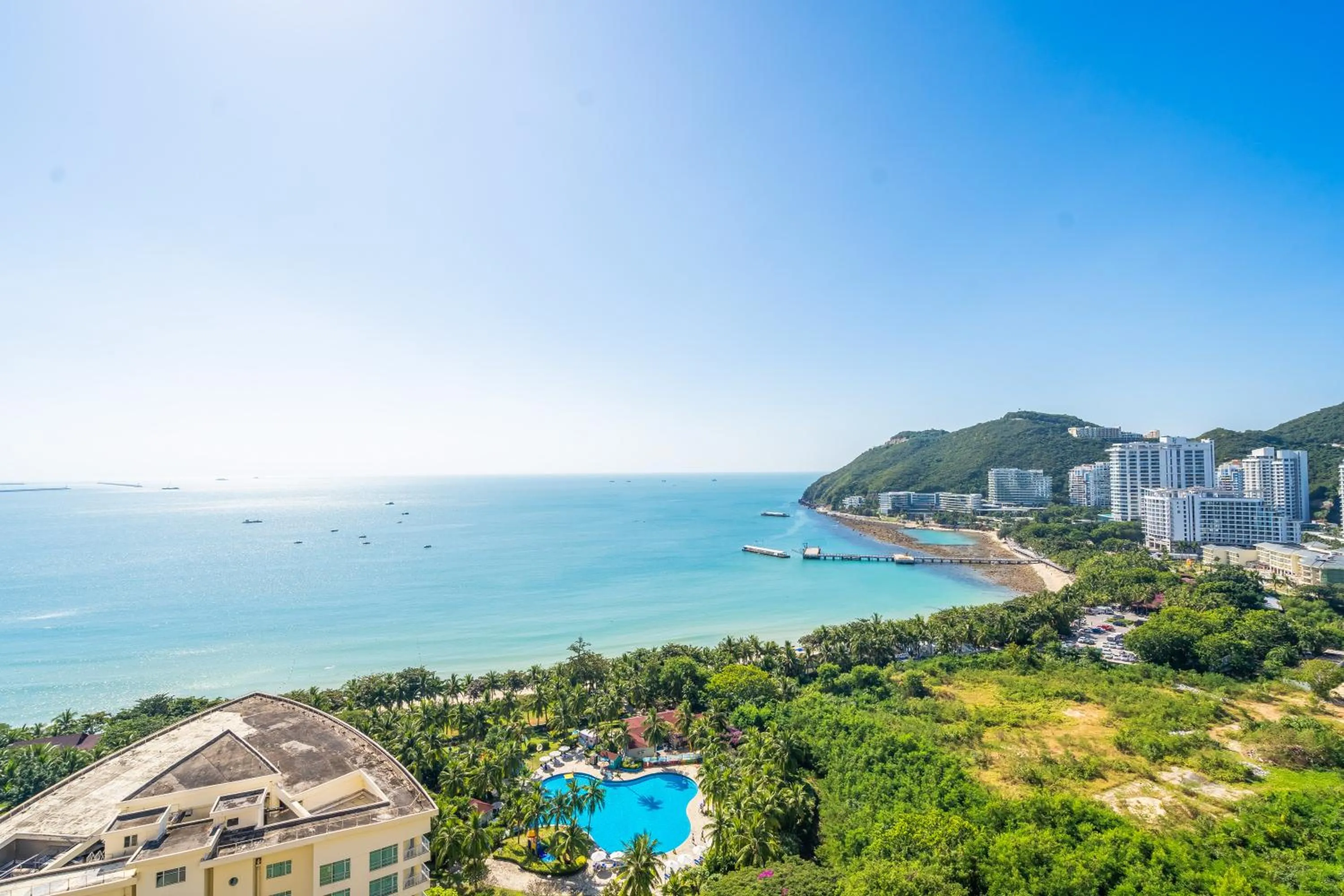 Sea view in Sanya Yikehai View Apartments