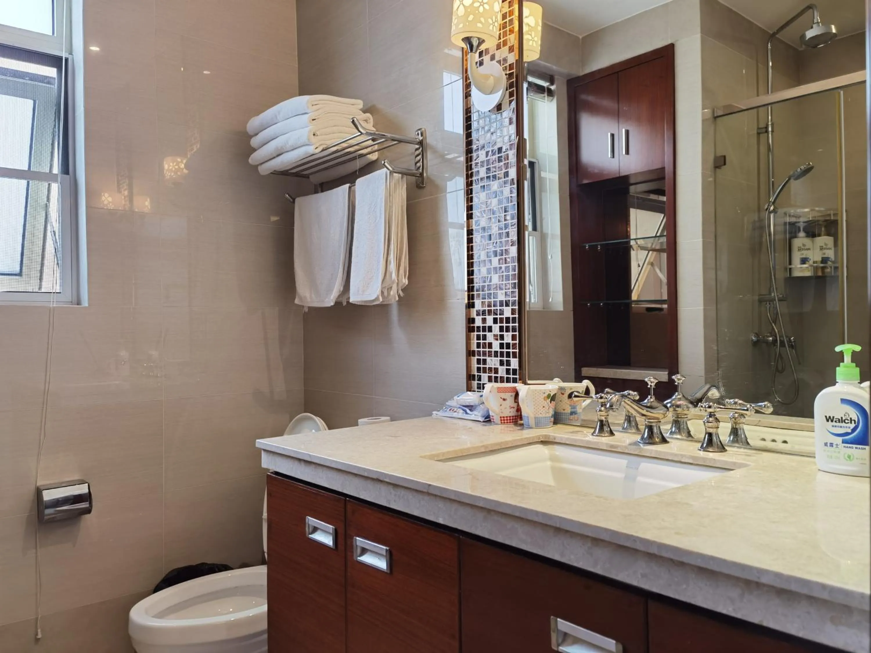 Toilet in Sanya Yikehai View Apartments