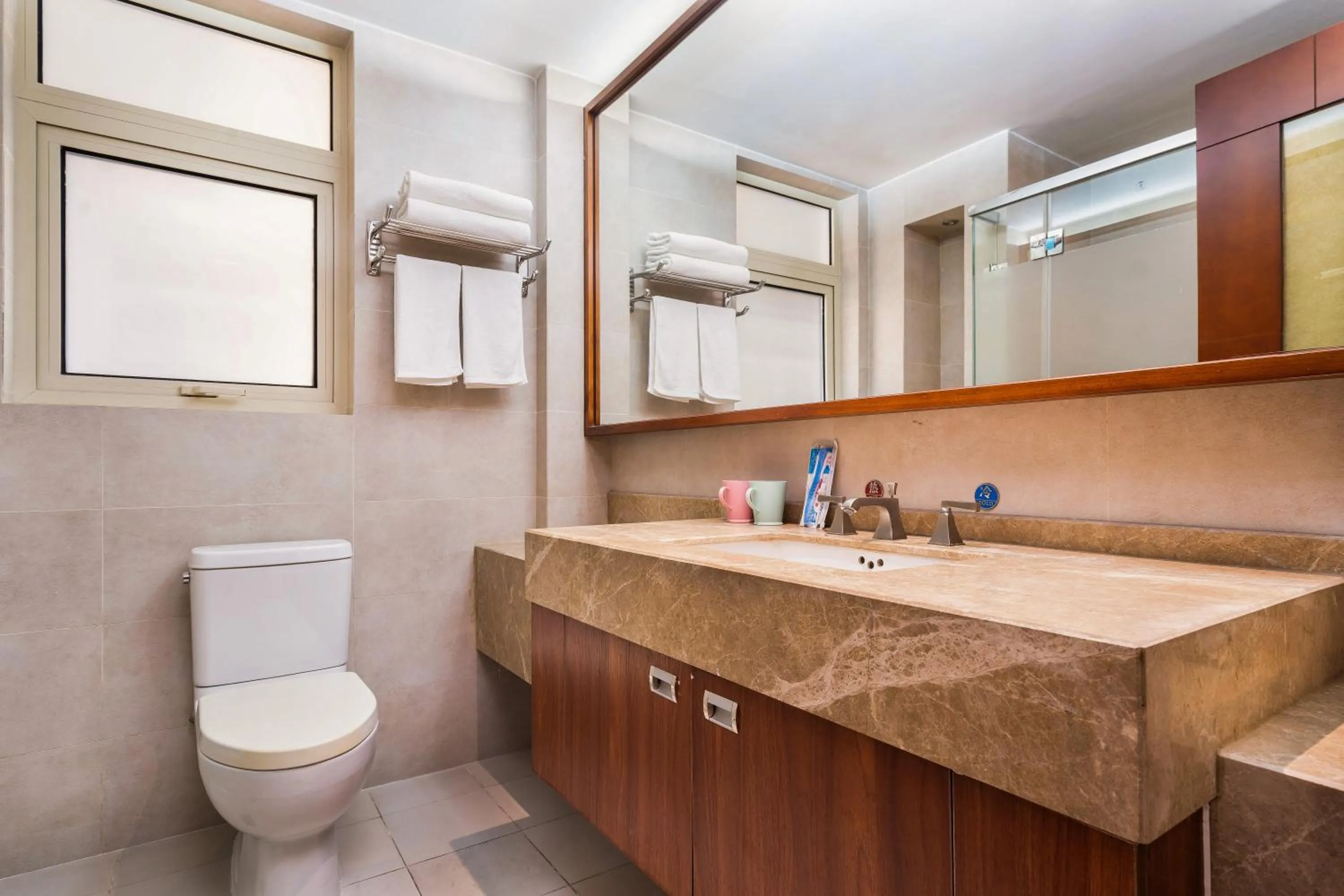 Bathroom in Sanya Yikehai View Apartments