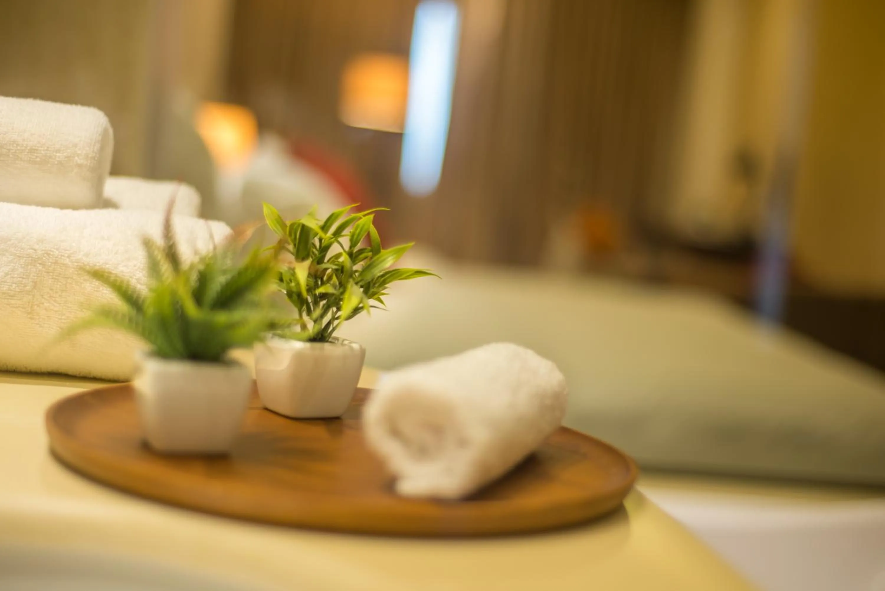 Decorative detail, Bed in Luxus Grand Hotel