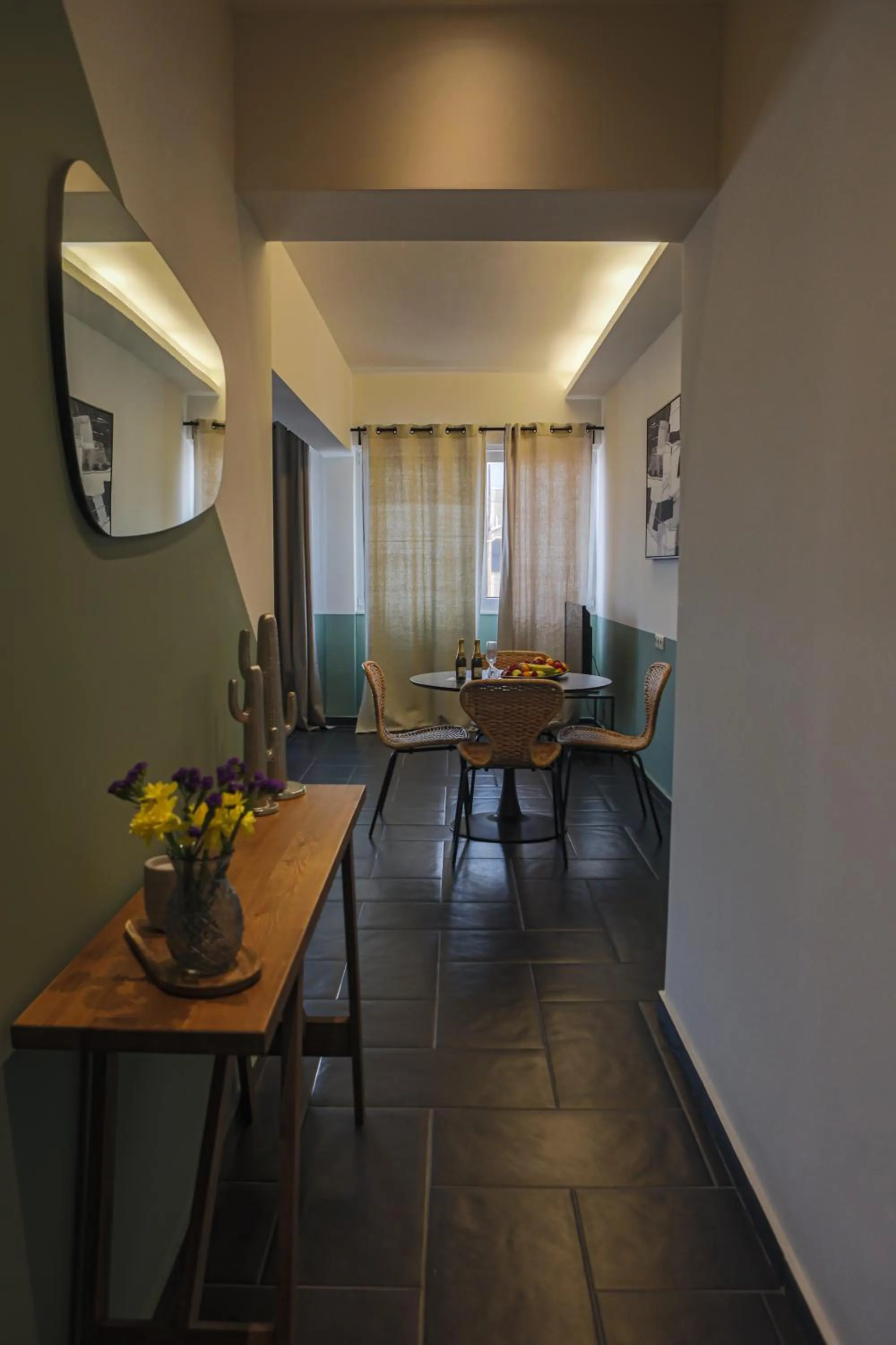 Living room in Elite Ermou Suites