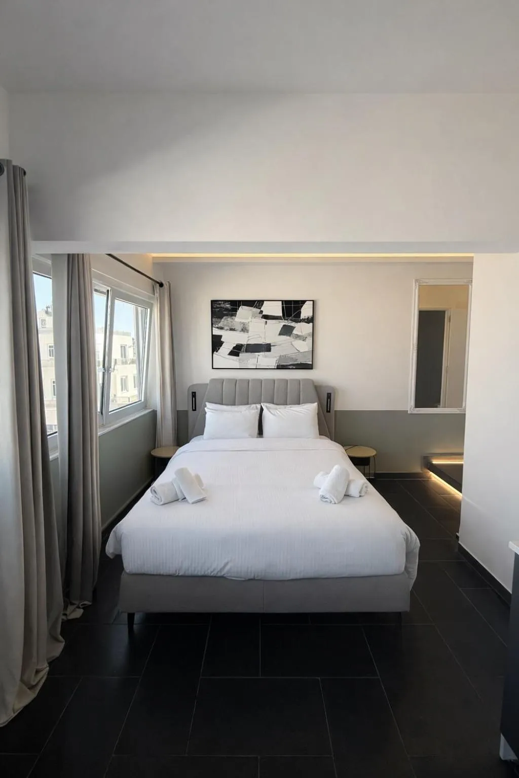 Bedroom, Bed in Elite Ermou Suites