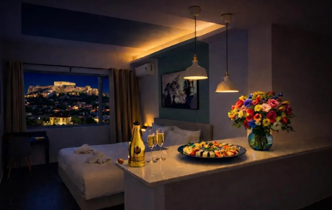 Executive Suite with Acropolis View in Elite Ermou Suites Executive Suite with Acropolis View in Elite Ermou Suites