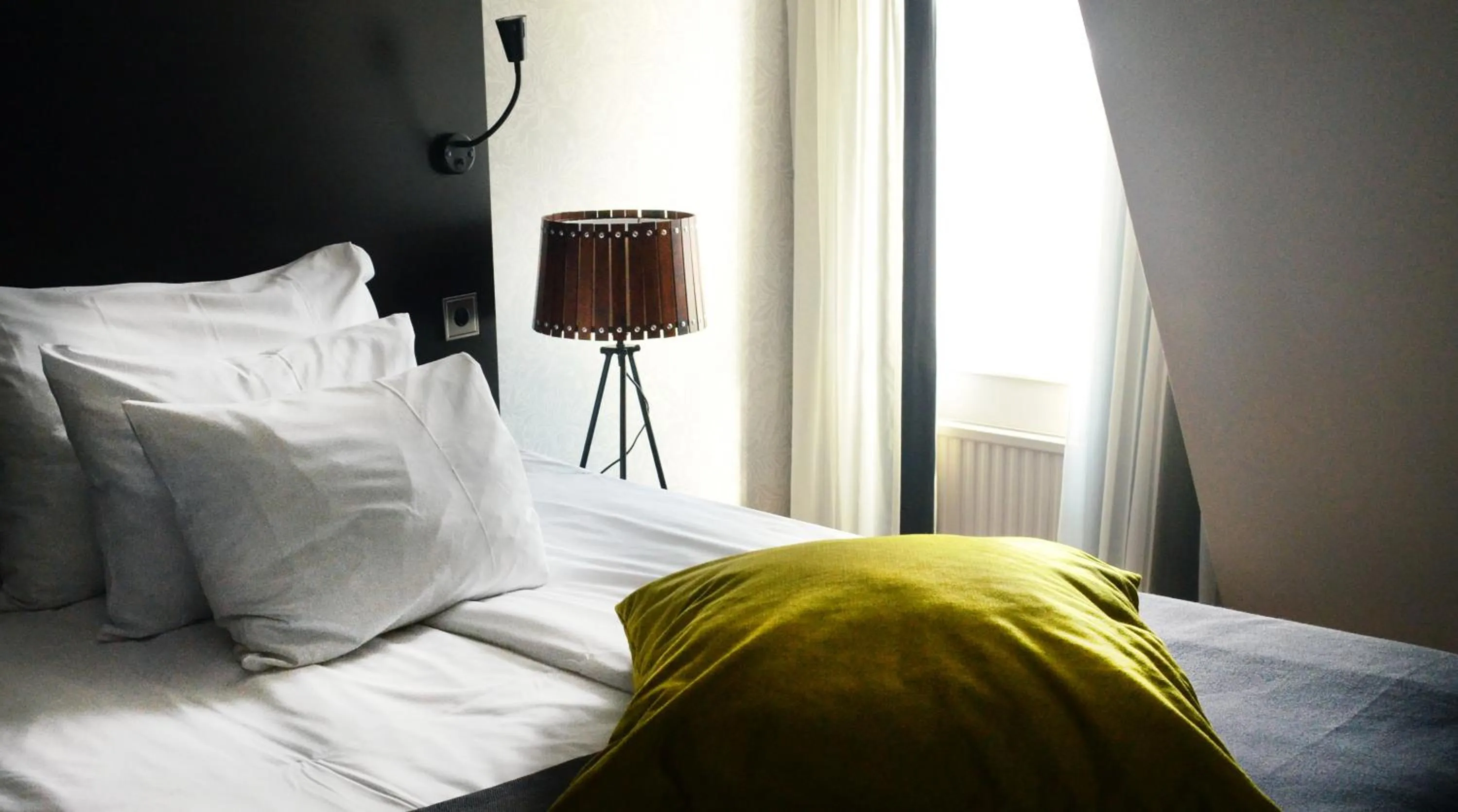 Decorative detail, Bed in Home Hotel Plaza