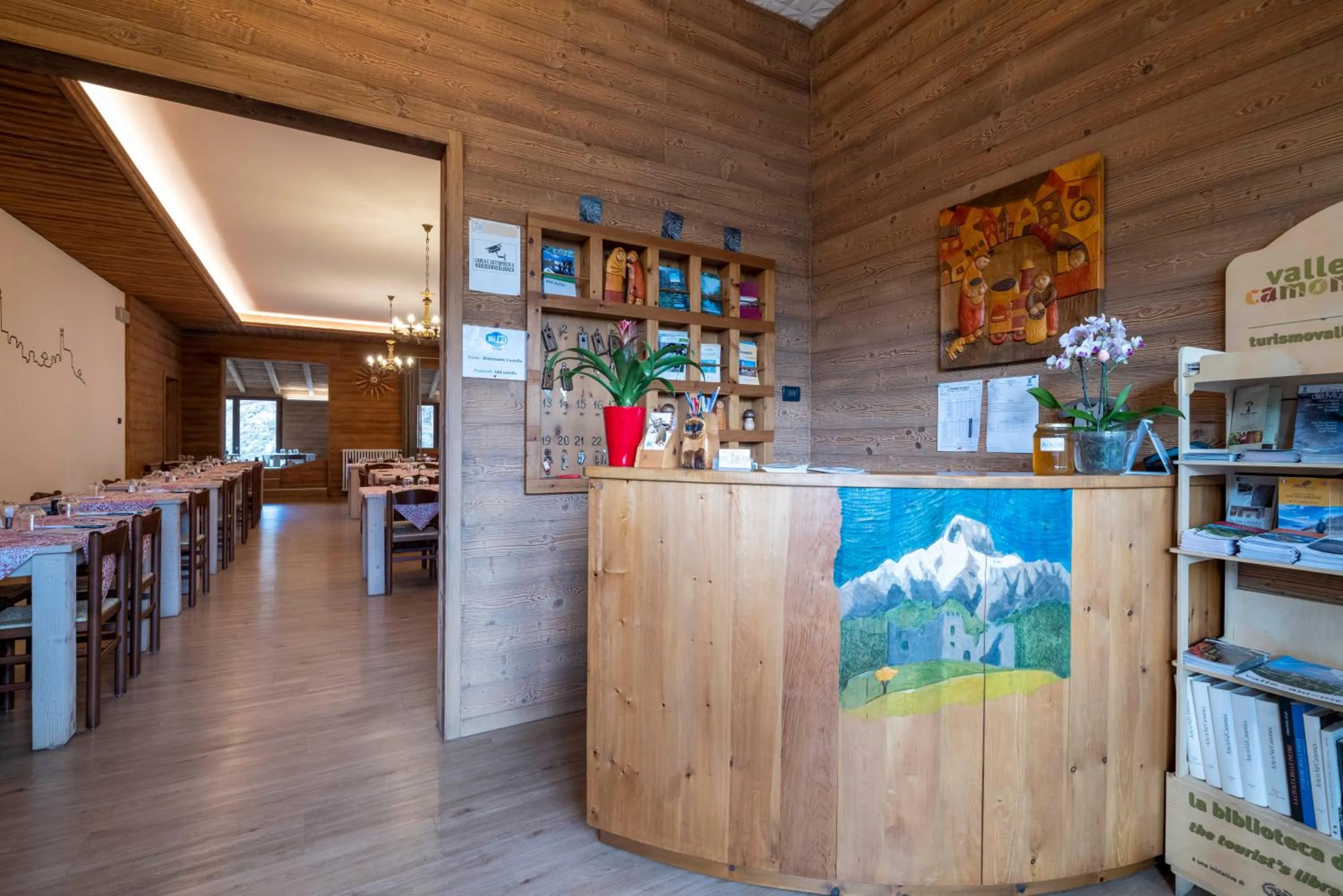 Lobby or reception in B&B Castello Cimbergo